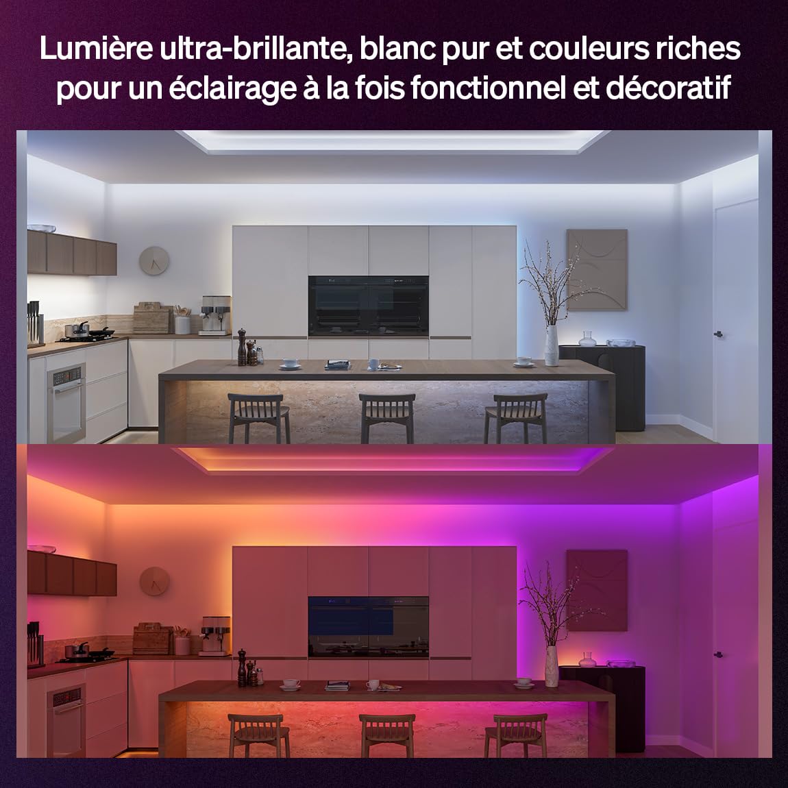philips-hue-flux-ultrabright-bande-led-10-m-6000-lm-blanc-chaud-froid-et-couleur image 3