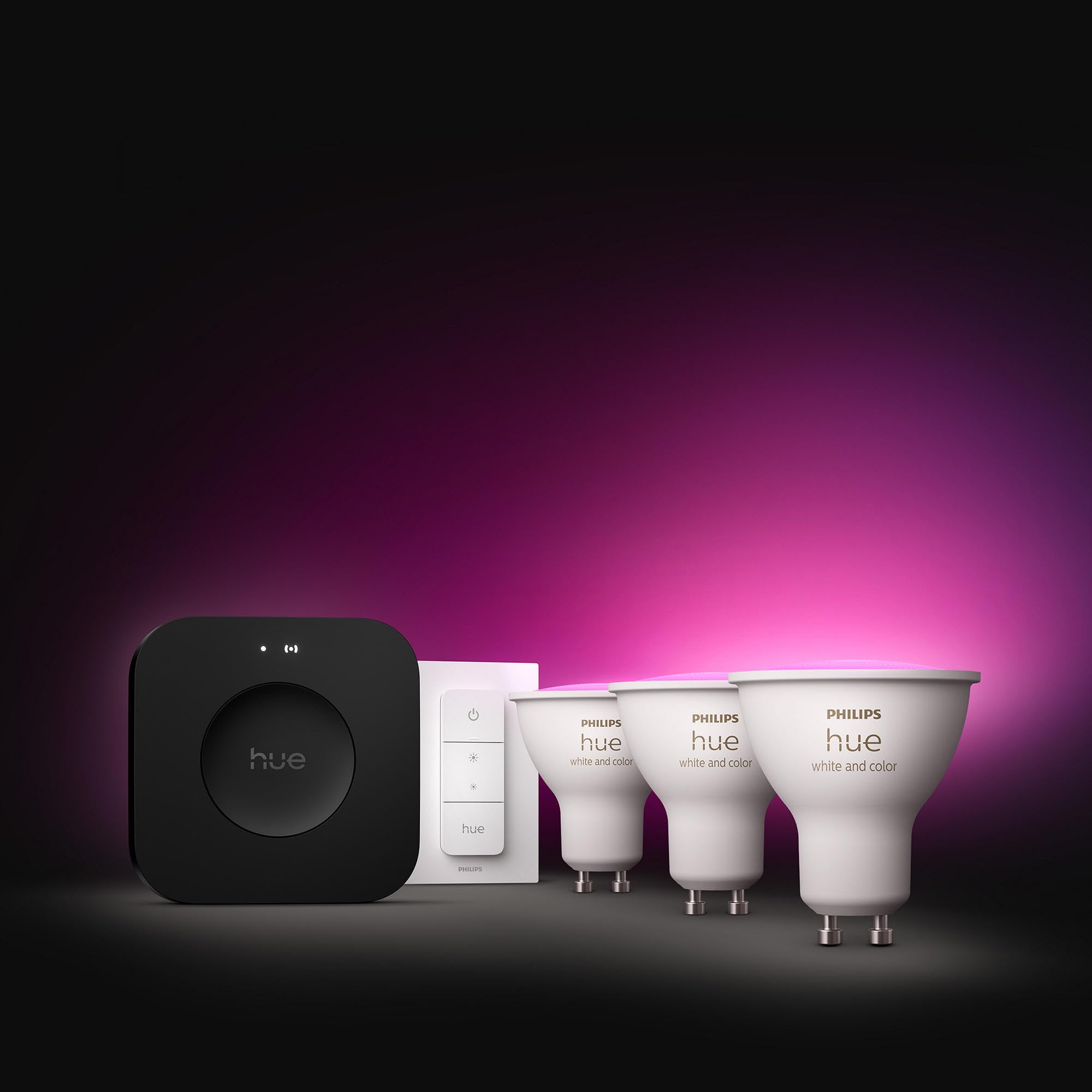 philips-hue-white-and-color-ambiance-kit-de-d-marrage-avec-bridge-pro-3-spots-gu image 5