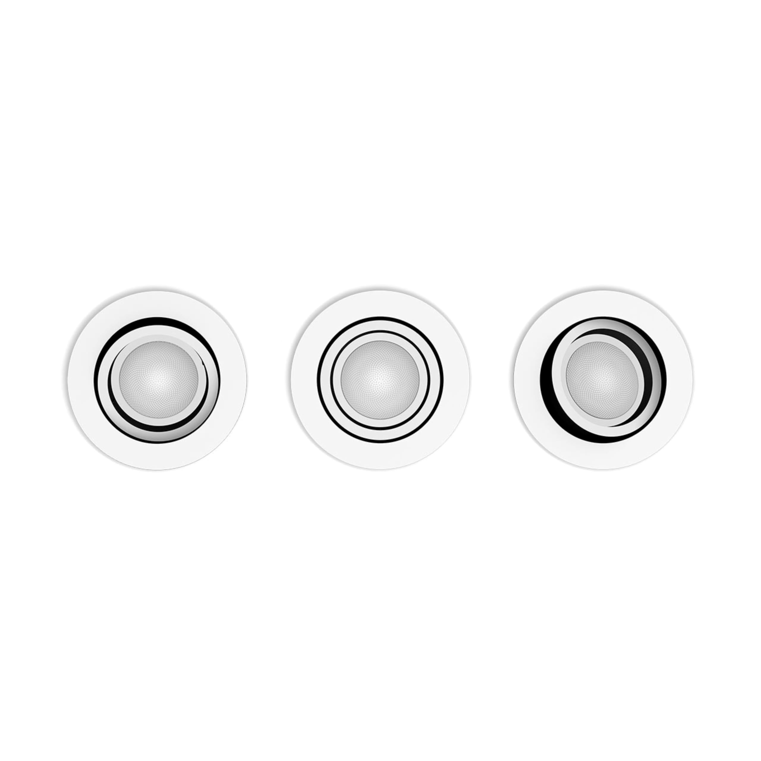 philips-hue-white-color-ambiance-centura-pack-de-3-spots-encastr-s-ronds-plafonn image 3