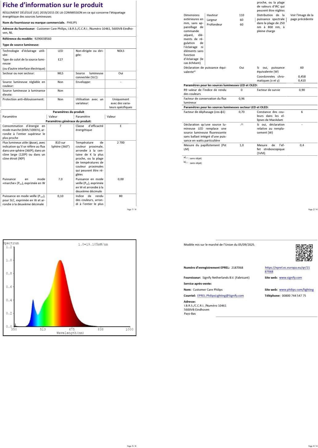 philips-hue-ampoule-connect-e-a60-e27-white-2700-k-9-5-w-810-lumens-intensit-var image 6