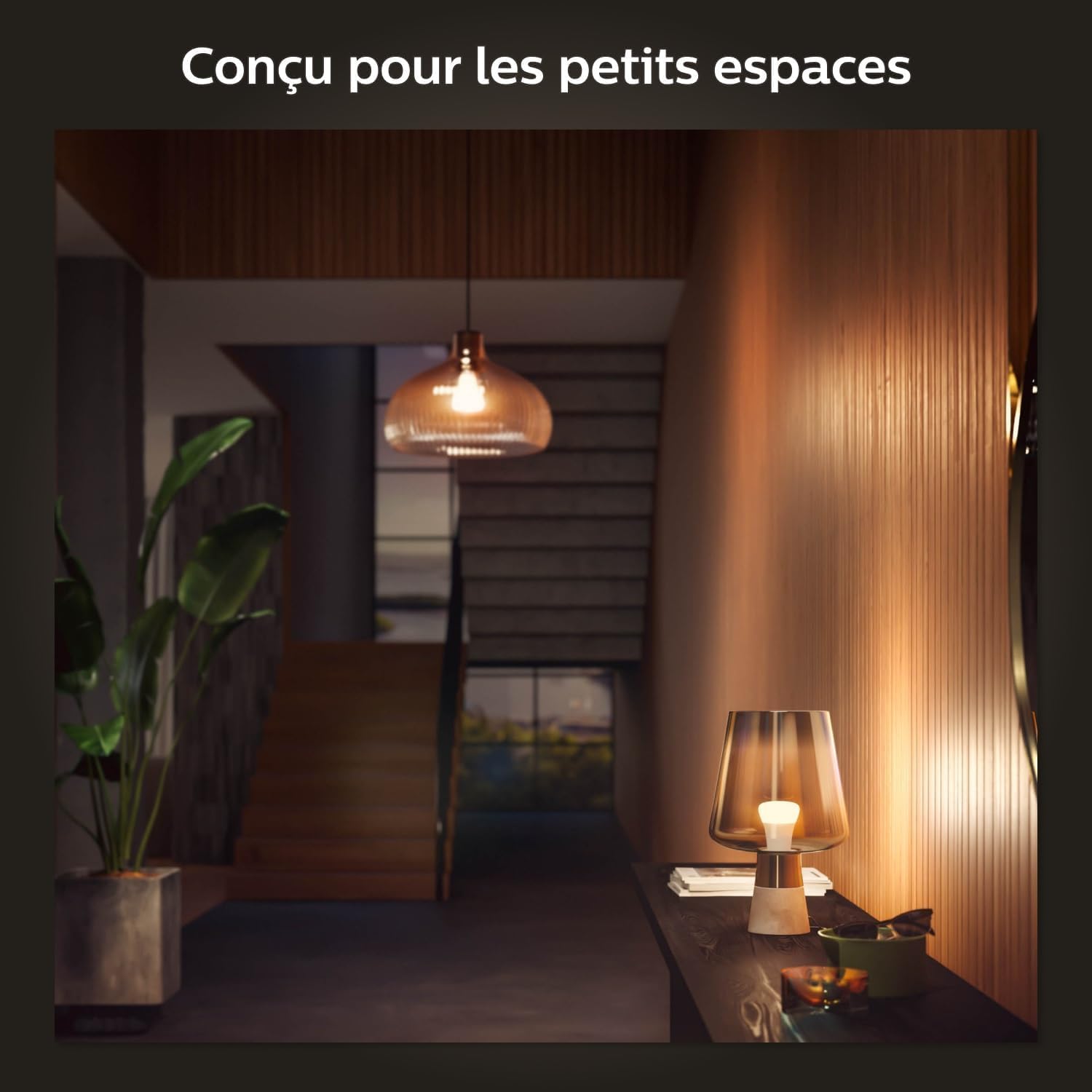 philips-hue-white-pack-de-4-ampoules-led-connect-es-e27-800-lm-quivalent-60-w-bl image 3