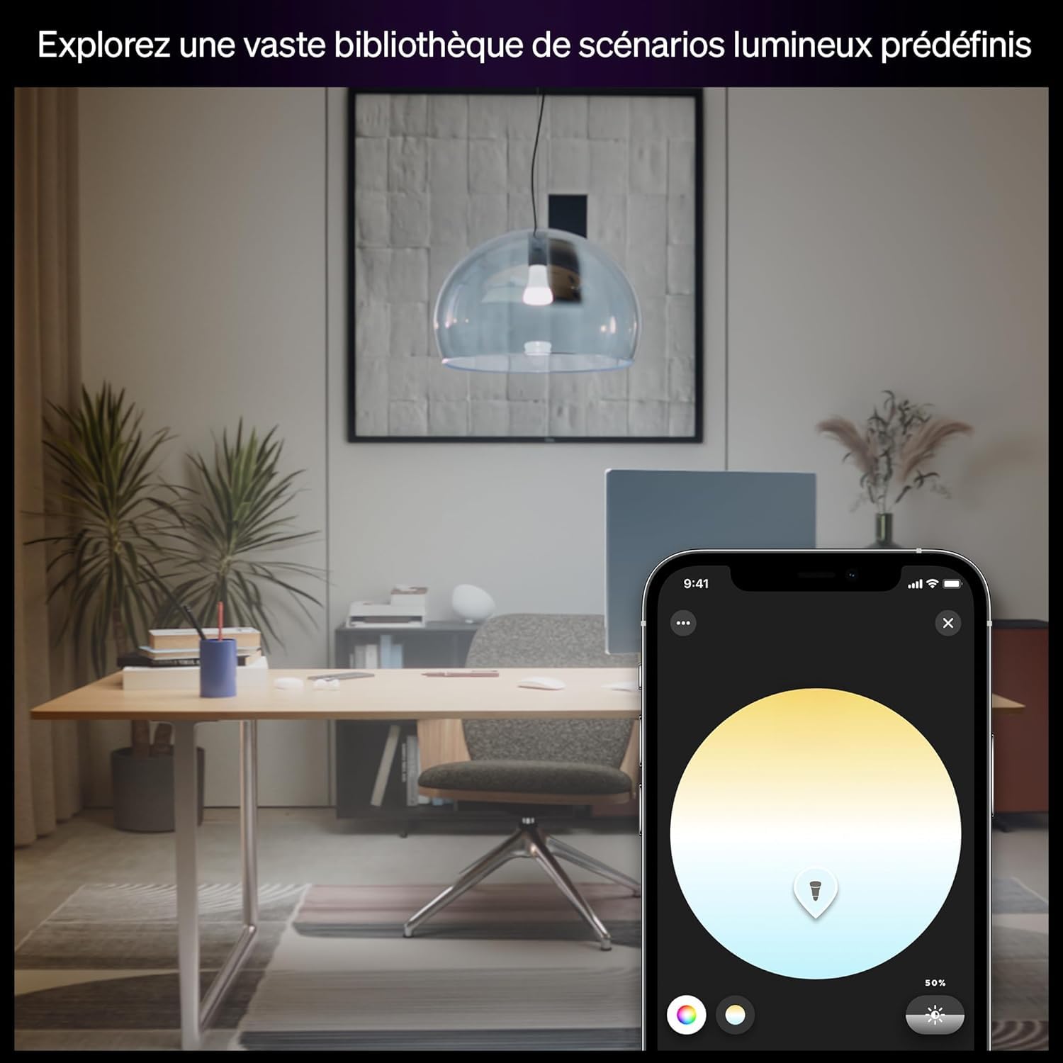 philips-hue-white-ambiance-a67-ampoule-connect-e-led-e27-grand-format-blanc-spec image 8