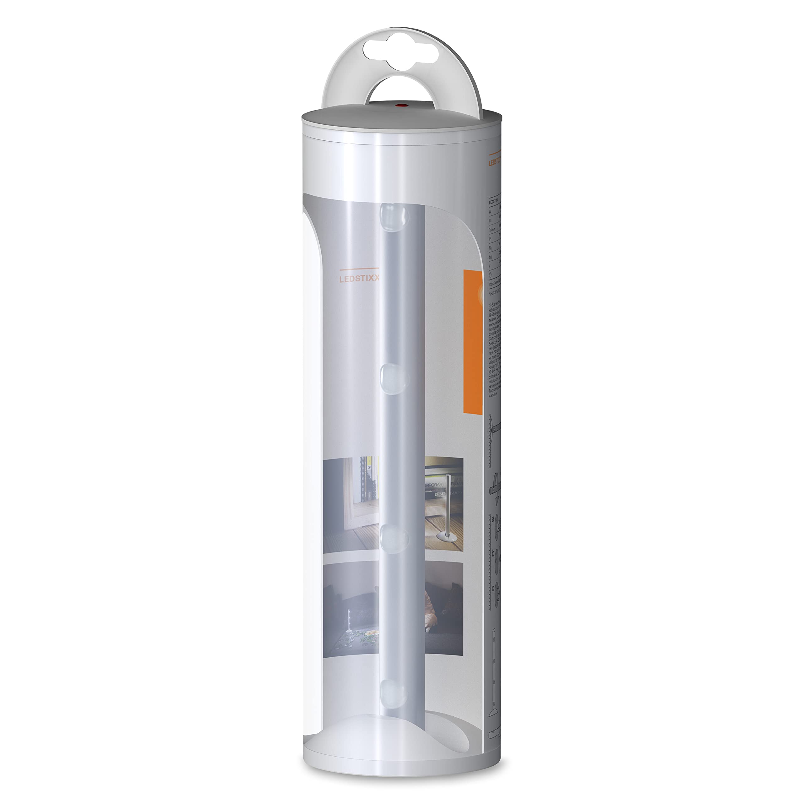 ledvance-ledstixx-lot-de-6-r-glettes-led-sur-batterie-aluminium-0-6-w-6200-k-mon image 2
