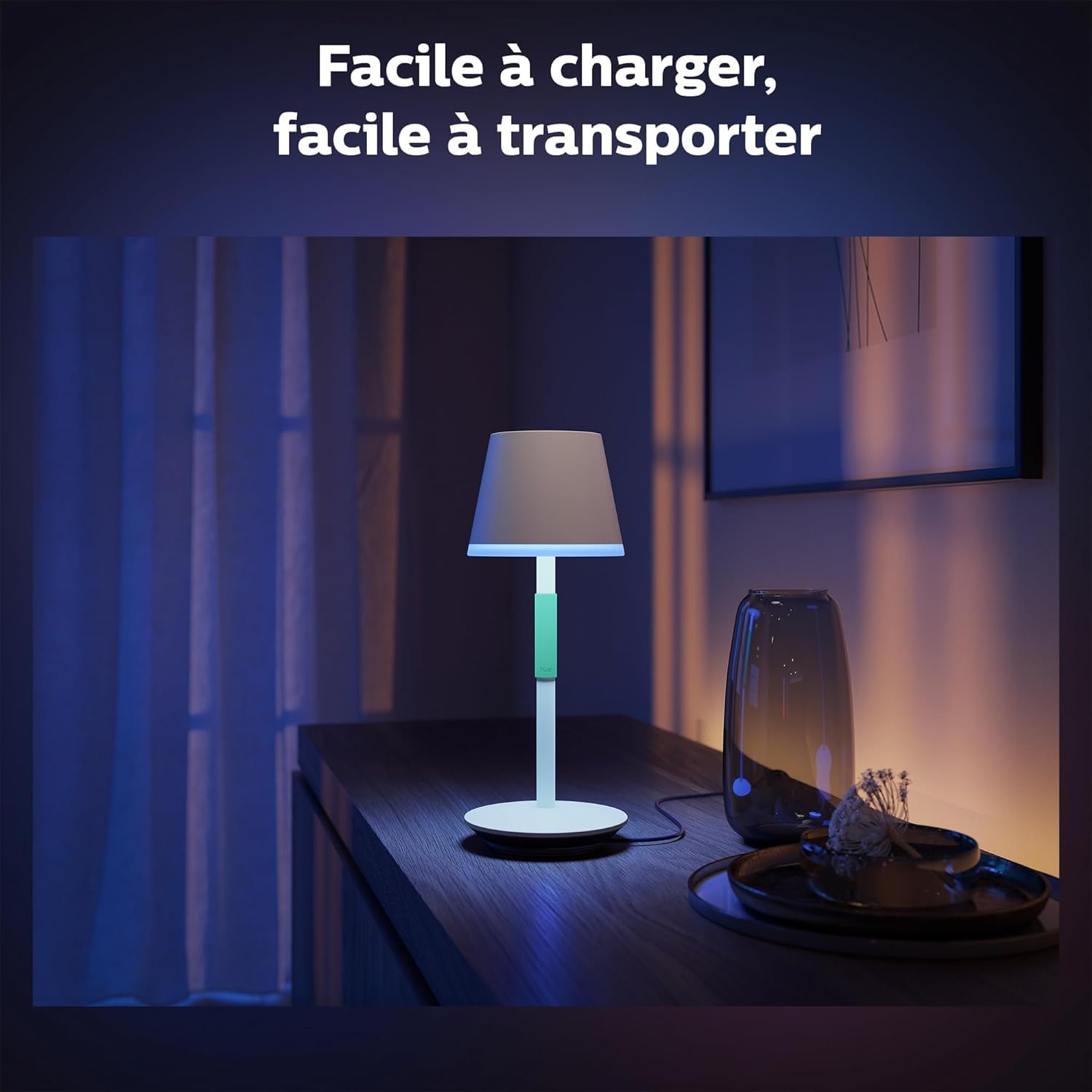 philips-hue-go-portable-lampe-poser-connect-e-portable-blanche-rechargeable-370- image 5