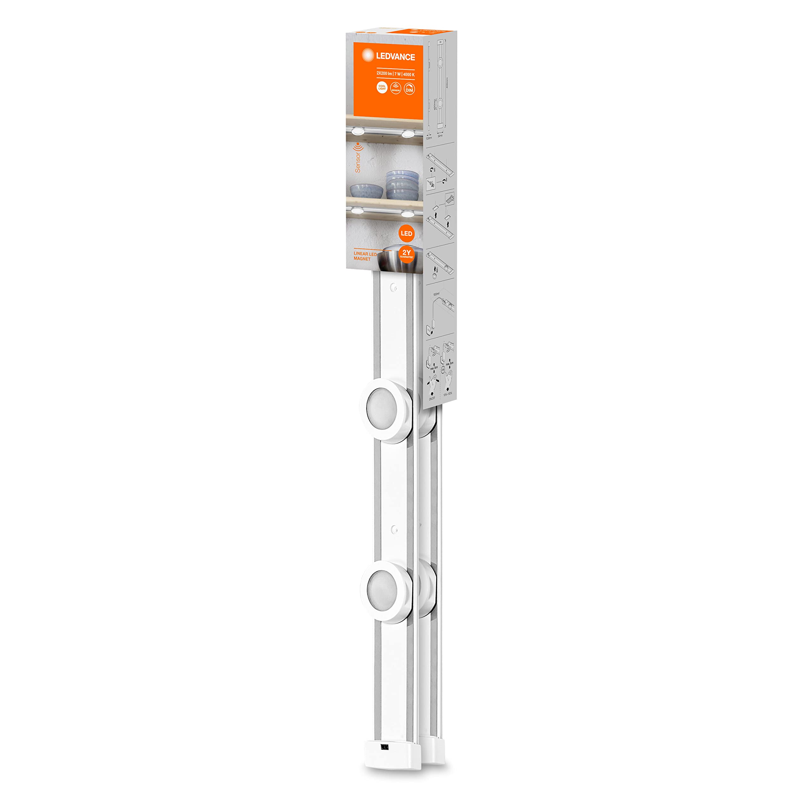 ledvance-luminaire-led-sous-meuble-rail-magn-tique-7w-3-x-200-lm-4000k-3-spots-f image 2