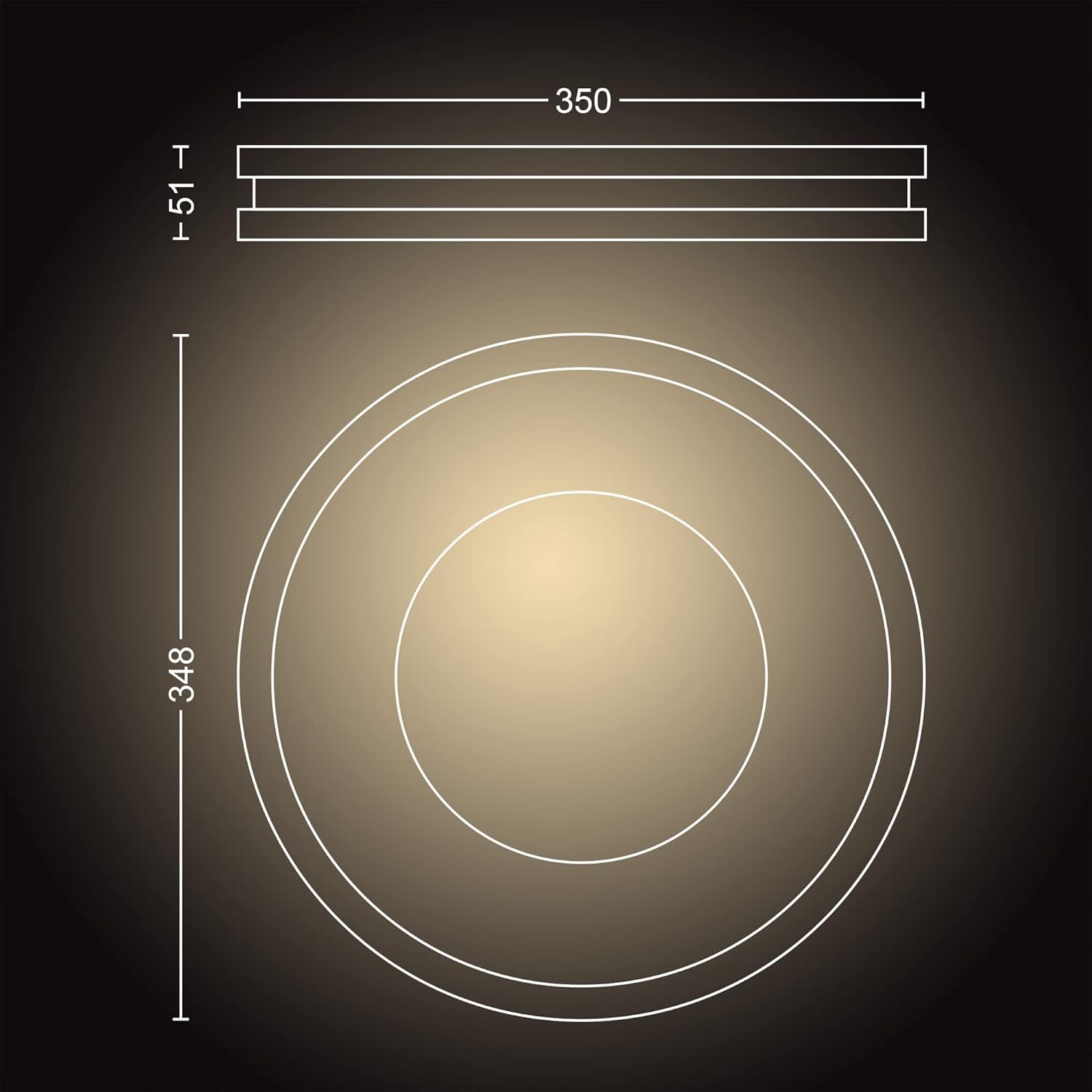 philips-hue-white-ambiance-being-plafonnier-connect-32-w-noir-t-l-commande-inclu image 7