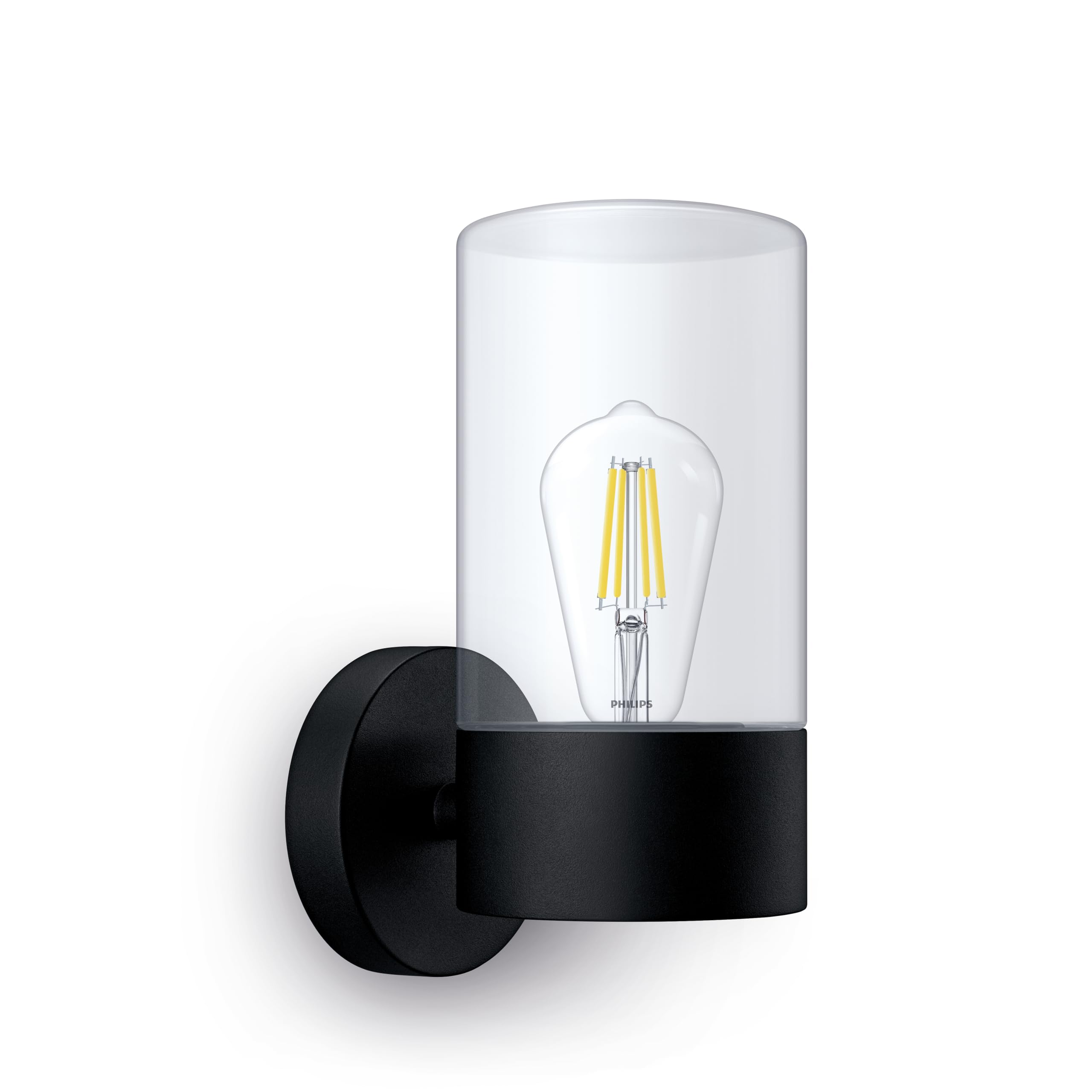 philips-hue-flareon-applique-murale-d-ext-rieur-vers-le-haut-noir-e27-hue-white- image 2