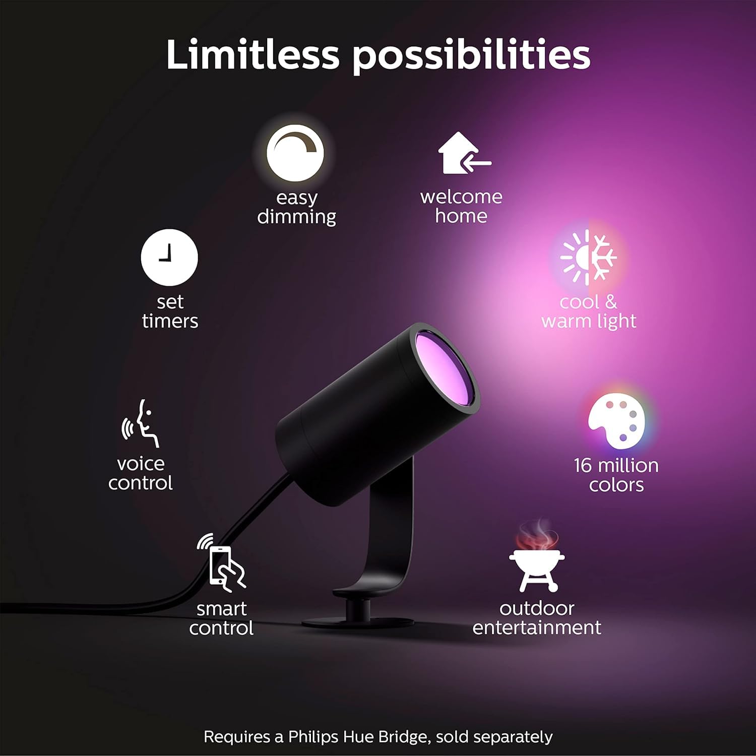 philips-hue-lily-spot-led-intelligent-d-ext-rieur-blanc-et-couleur-8-w-clairage- image 3