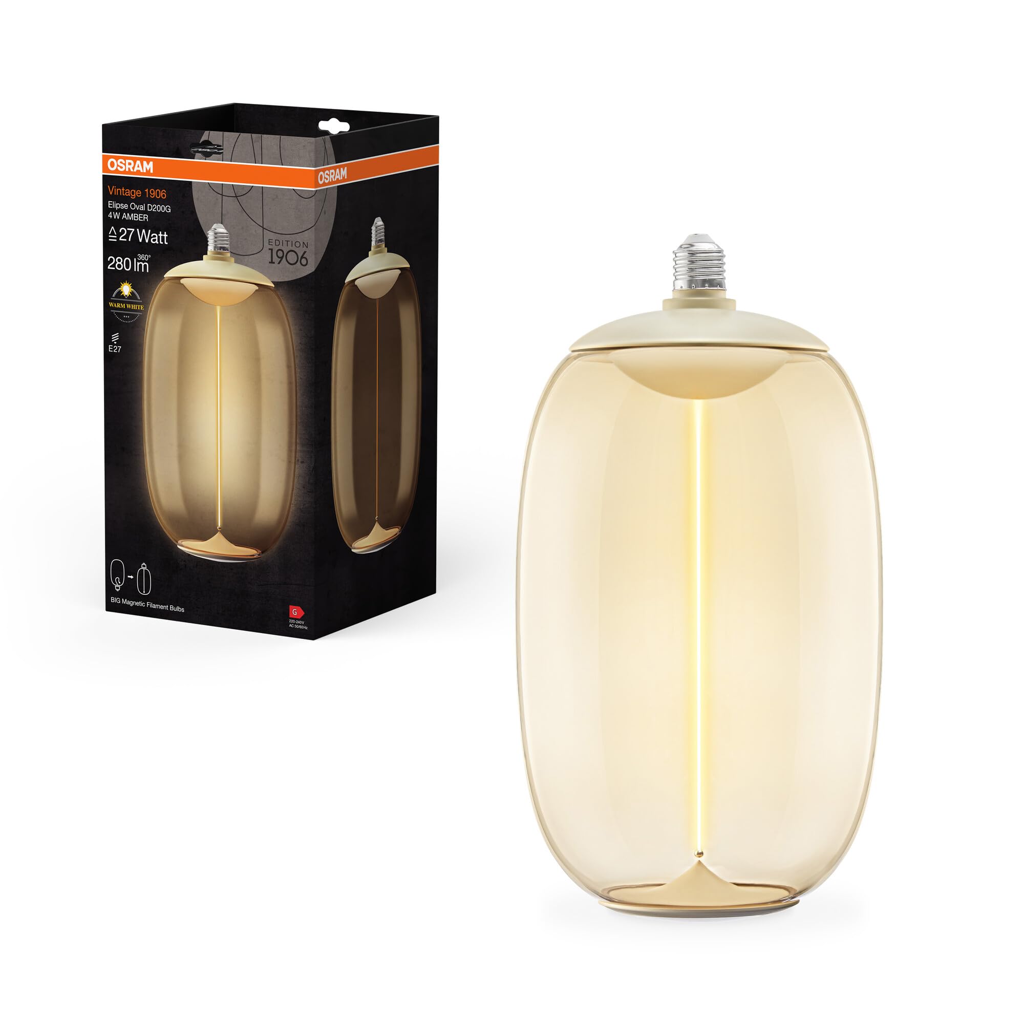 osram-vintage-1906-big-ellipse-oval-ampoule-led-d-corative-e27-4-w-filament-magn image 1