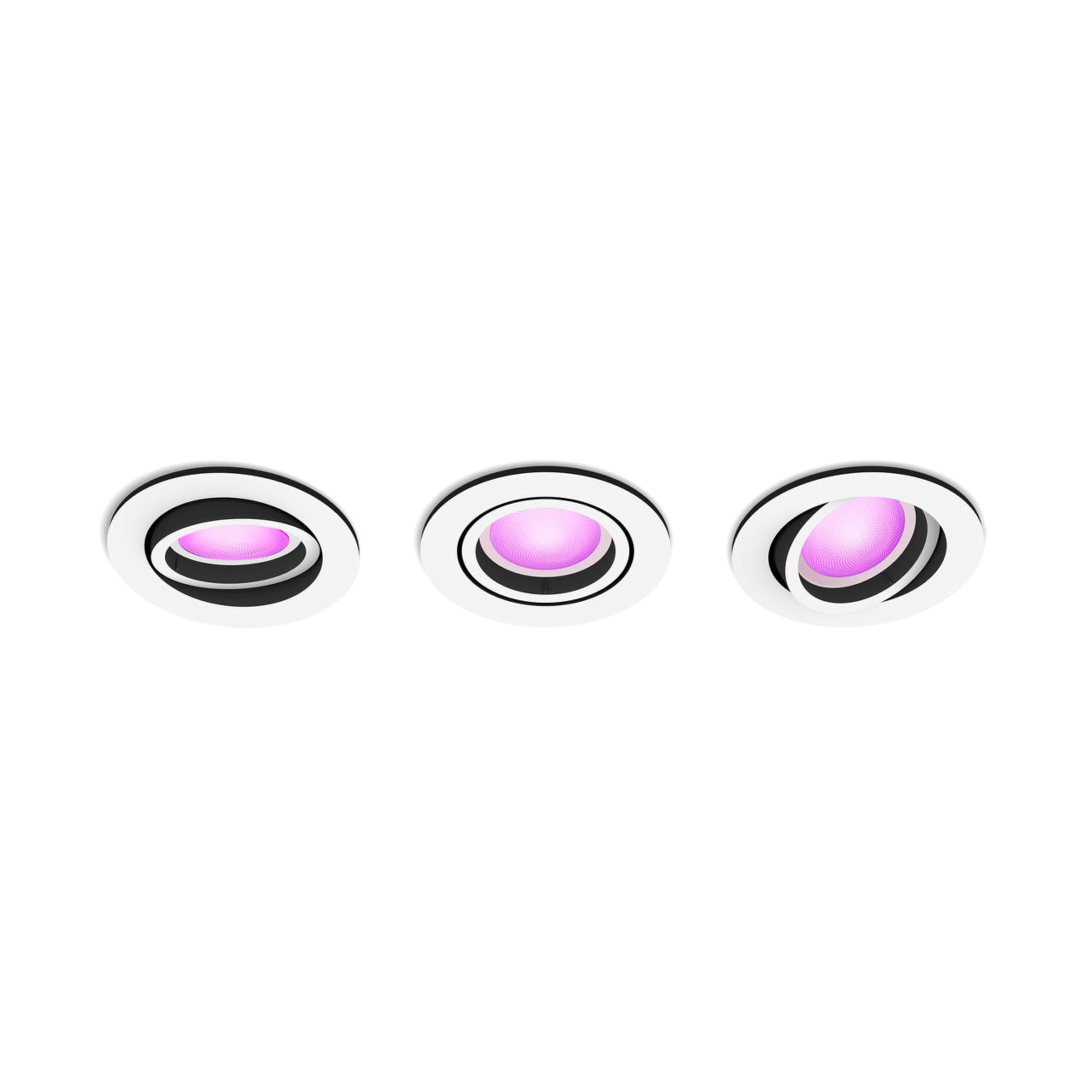 philips-hue-white-color-ambiance-centura-pack-de-3-spots-encastr-s-ronds-plafonn image 2