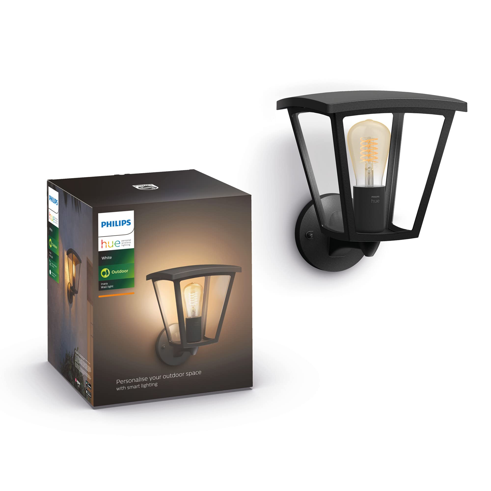 philips-hue-white-applique-murale-ext-rieure-inara-noire-2700-k-ip44-compatible- image 2