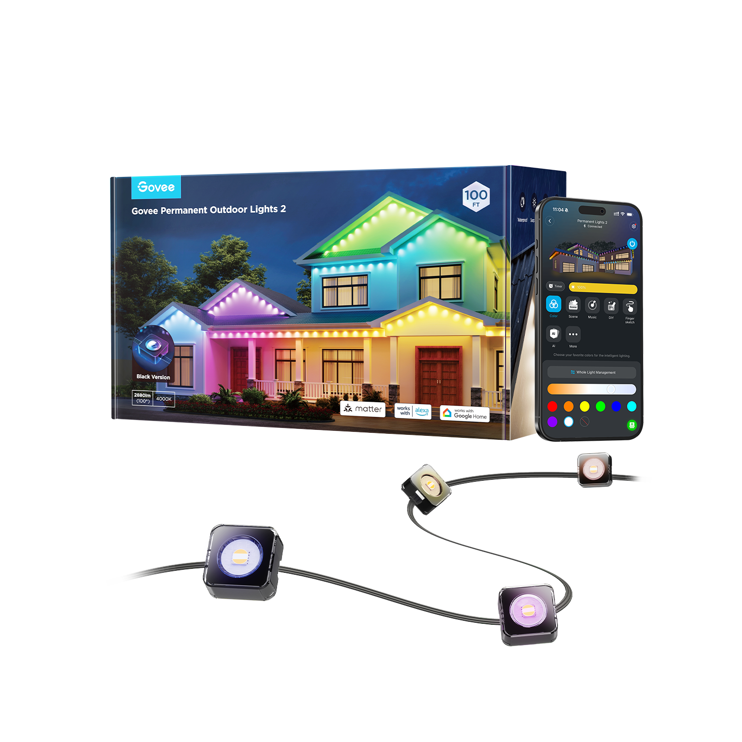 govee-extension-lights-pour-permanent-outdoor-lights-2-module-d-extension-led-ex image 2