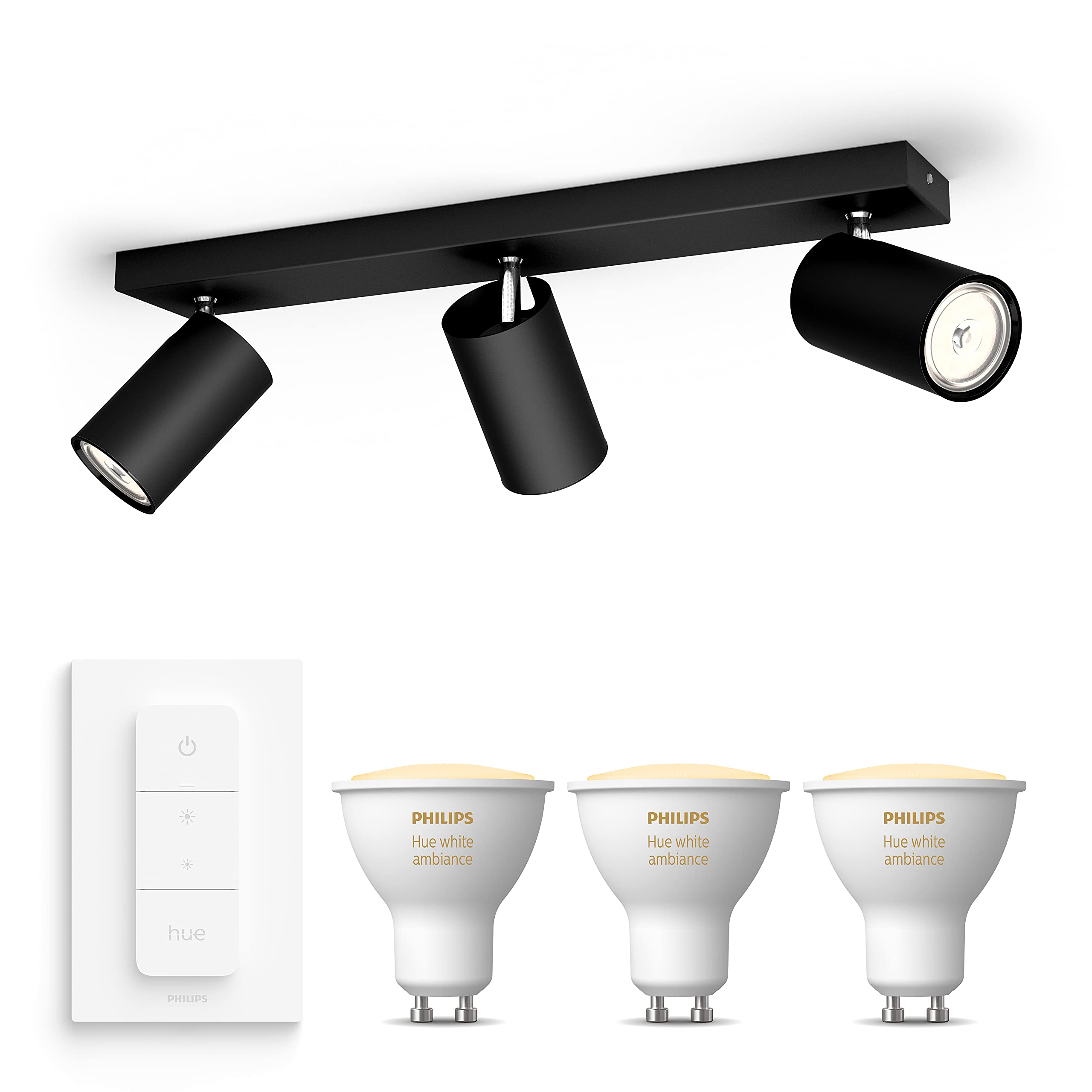 philips-hue-kosipo-spot-en-saillie-gu10-3-points-lumineux-avec-variateur-hue-inc image 1
