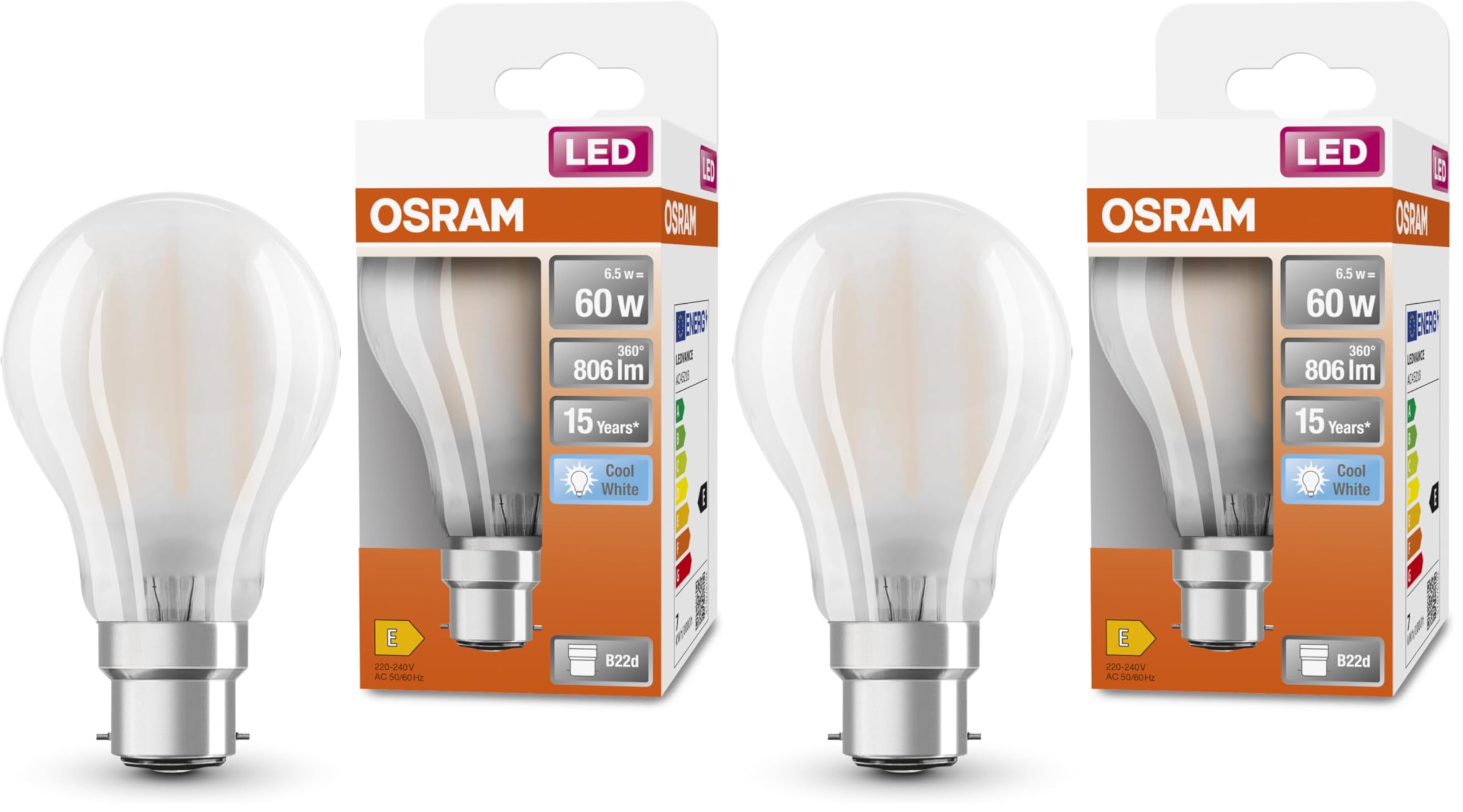 ledvance-osram-led-star-ampoule-led-filament-d-poli-culot-b22d-blanc-froid-4000k image 6