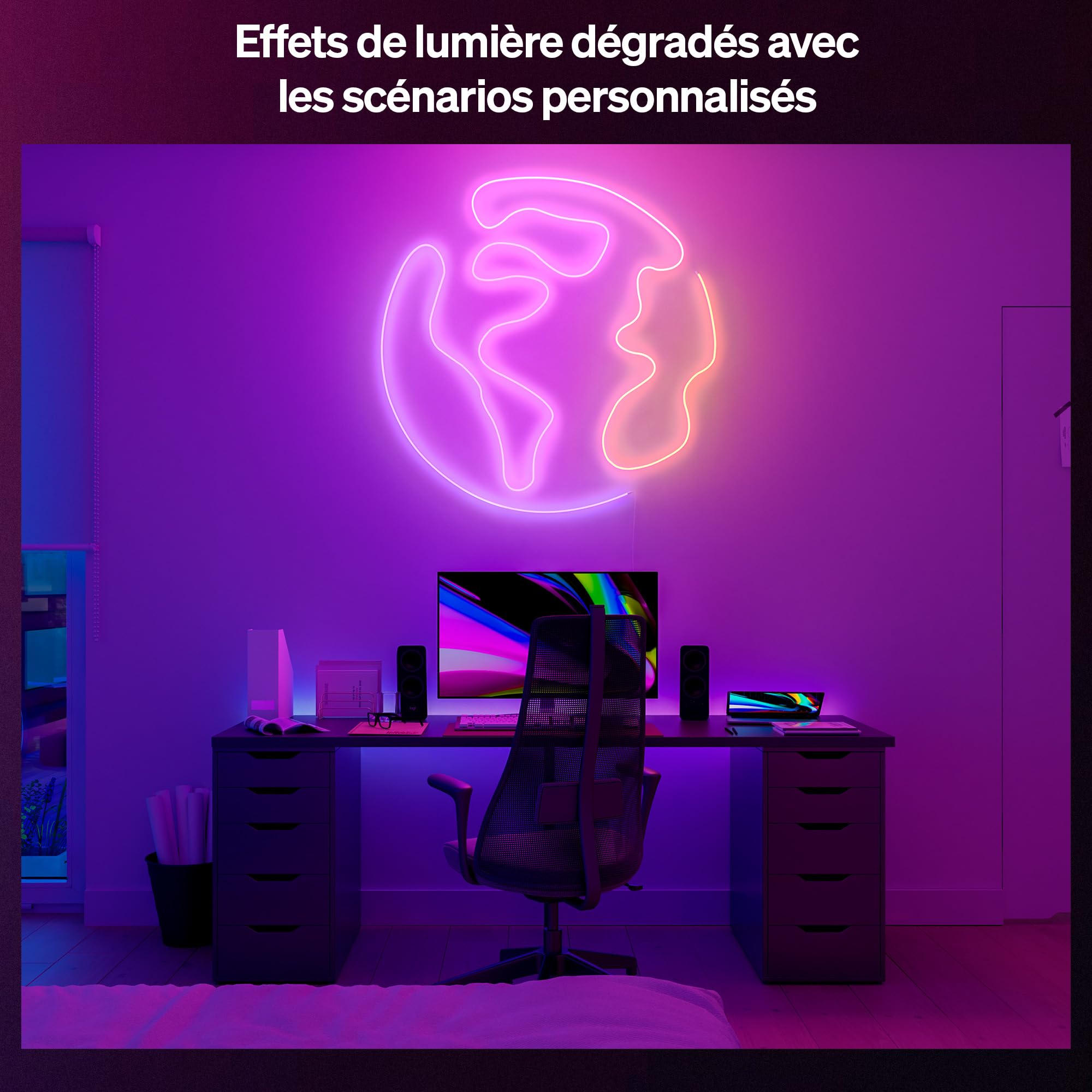 philips-hue-essential-ruban-led-flex-10-m-tres-rgbic-d-grad-s-multicolores-et-ef image 4