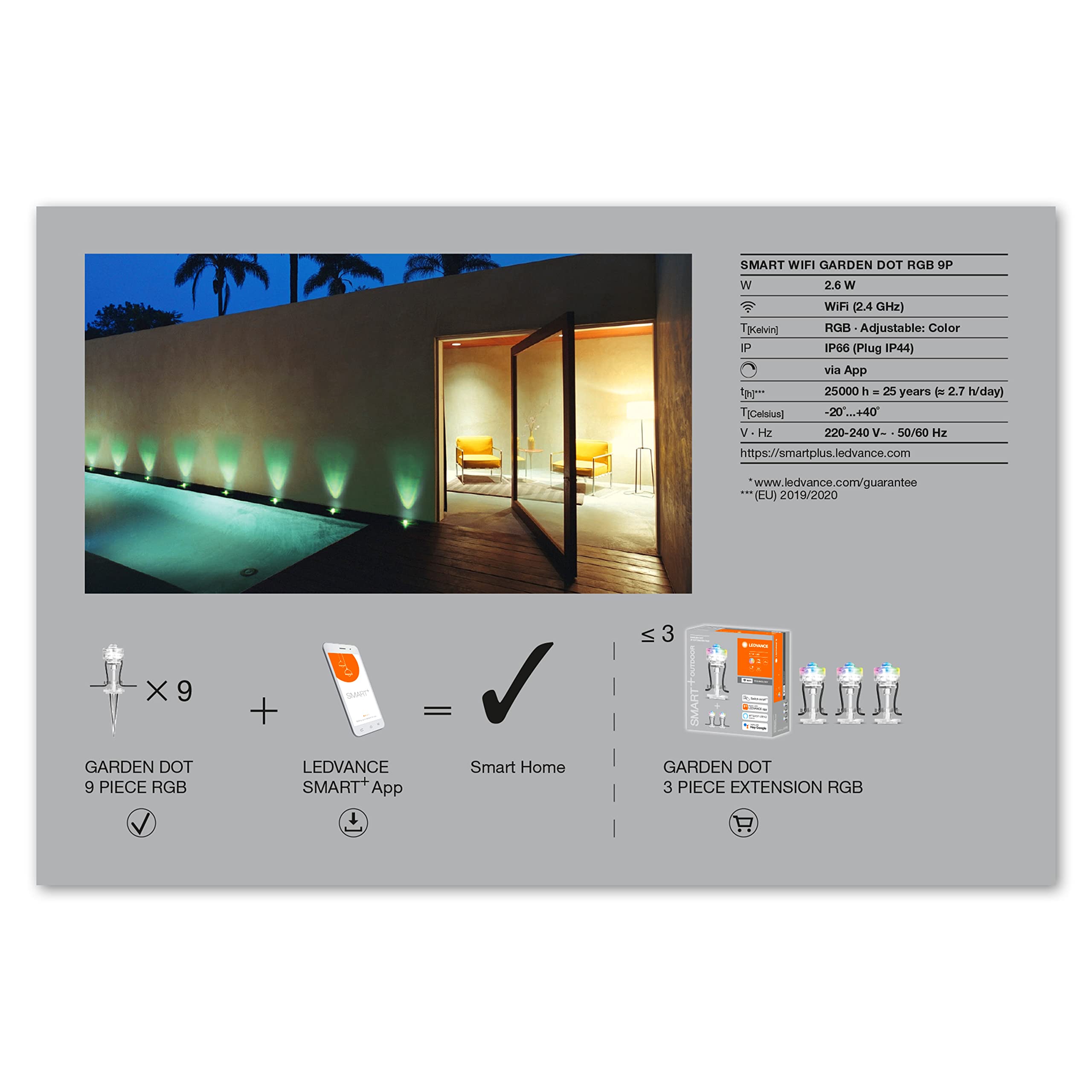 ledvance-smart-wifi-garden-kit-d-clairage-de-jardin-led-intelligent-pack-de-base image 7