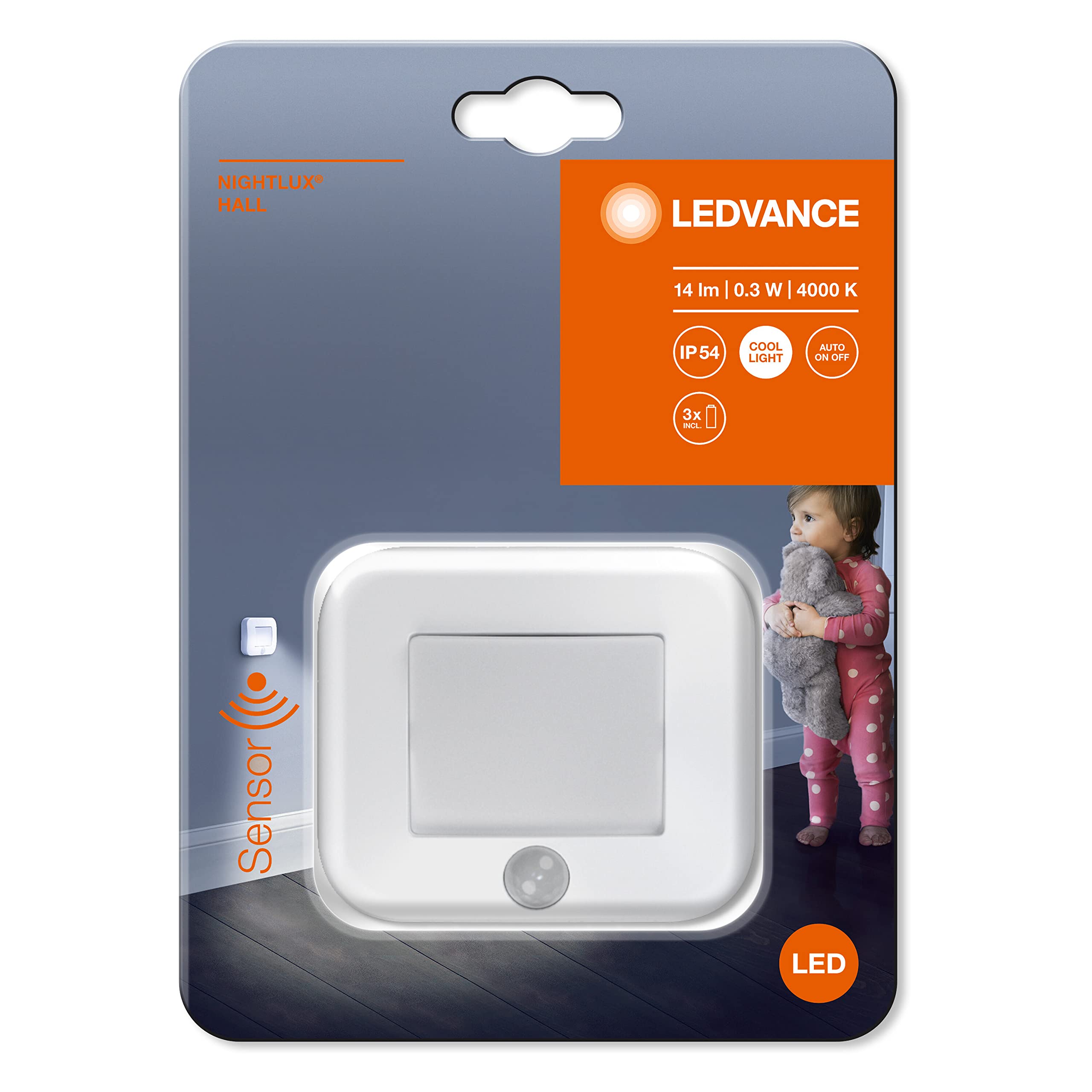 ledvance-nightlux-hall-lot-de-6-veilleuses-led-sur-batterie-avec-d-tecteur-de-mo image 2