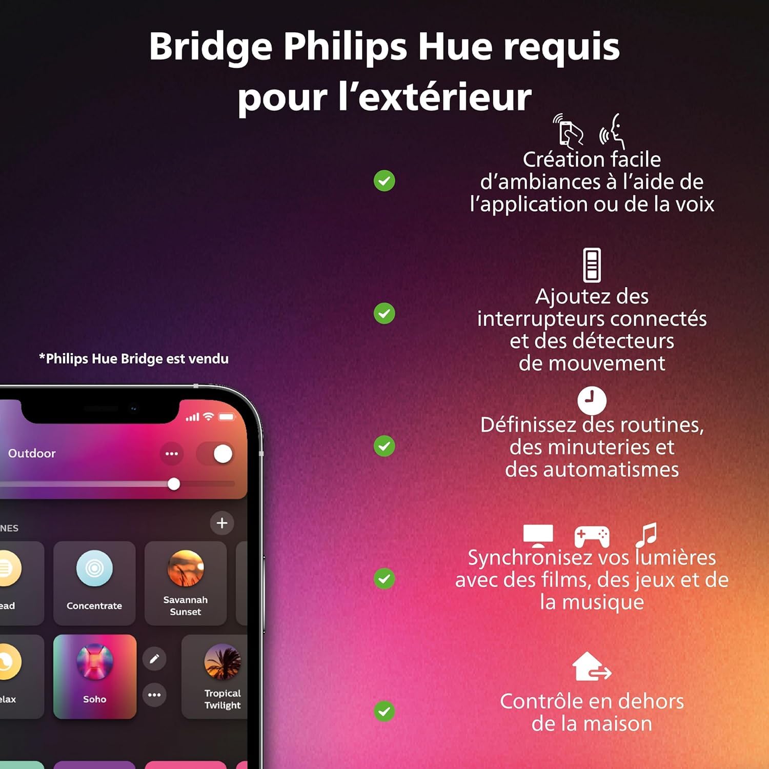 philips-hue-white-color-ambiance-impress-applique-murale-ext-rieure-led-connect- image 7