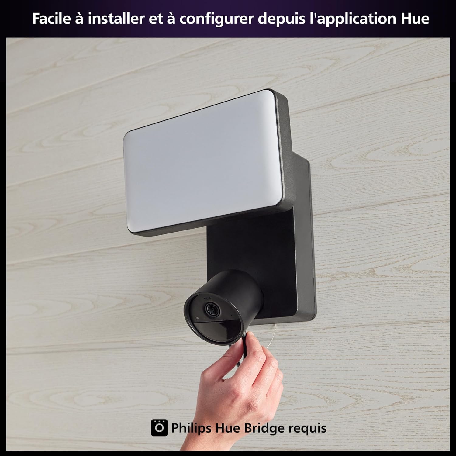 philips-hue-secure-projecteur-avec-cam-ra-de-s-curit-1080p-int-gr-e-noir-ext-rie image 7