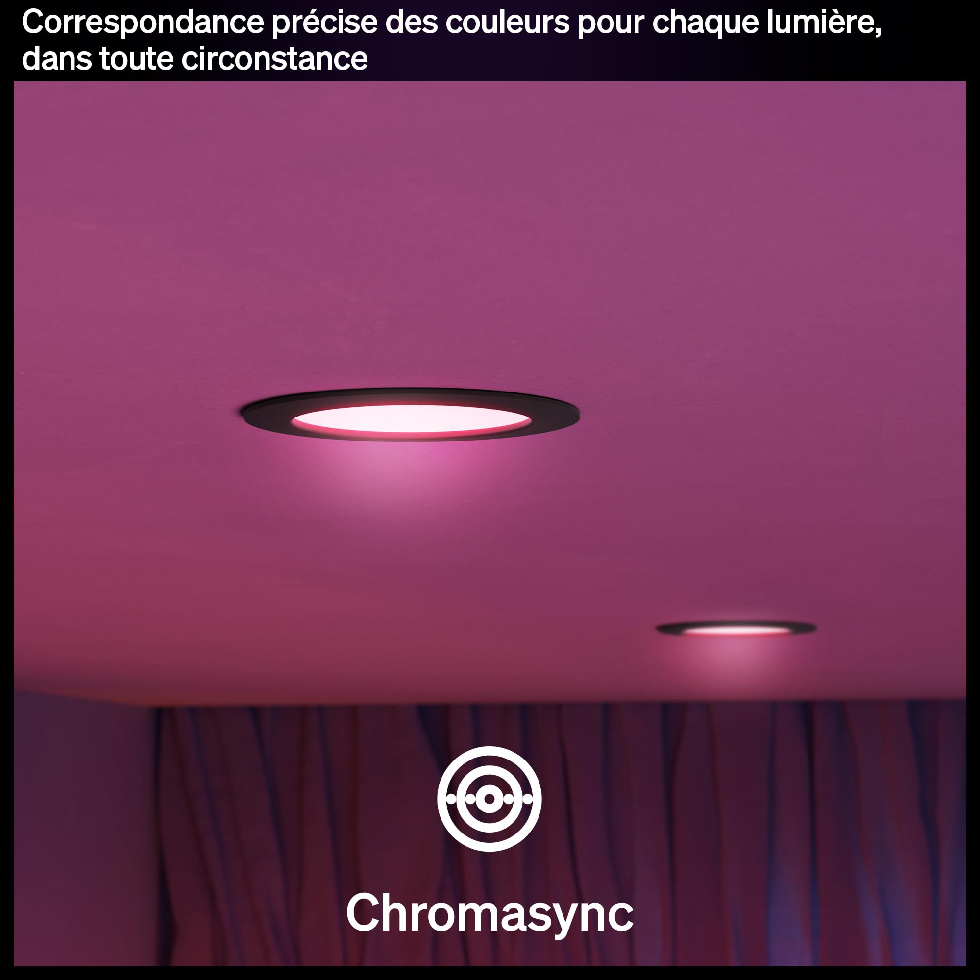 philips-hue-slim-downlight-spot-encastrable-fin-led-1500-lm-170-mm-spectre-compl image 7