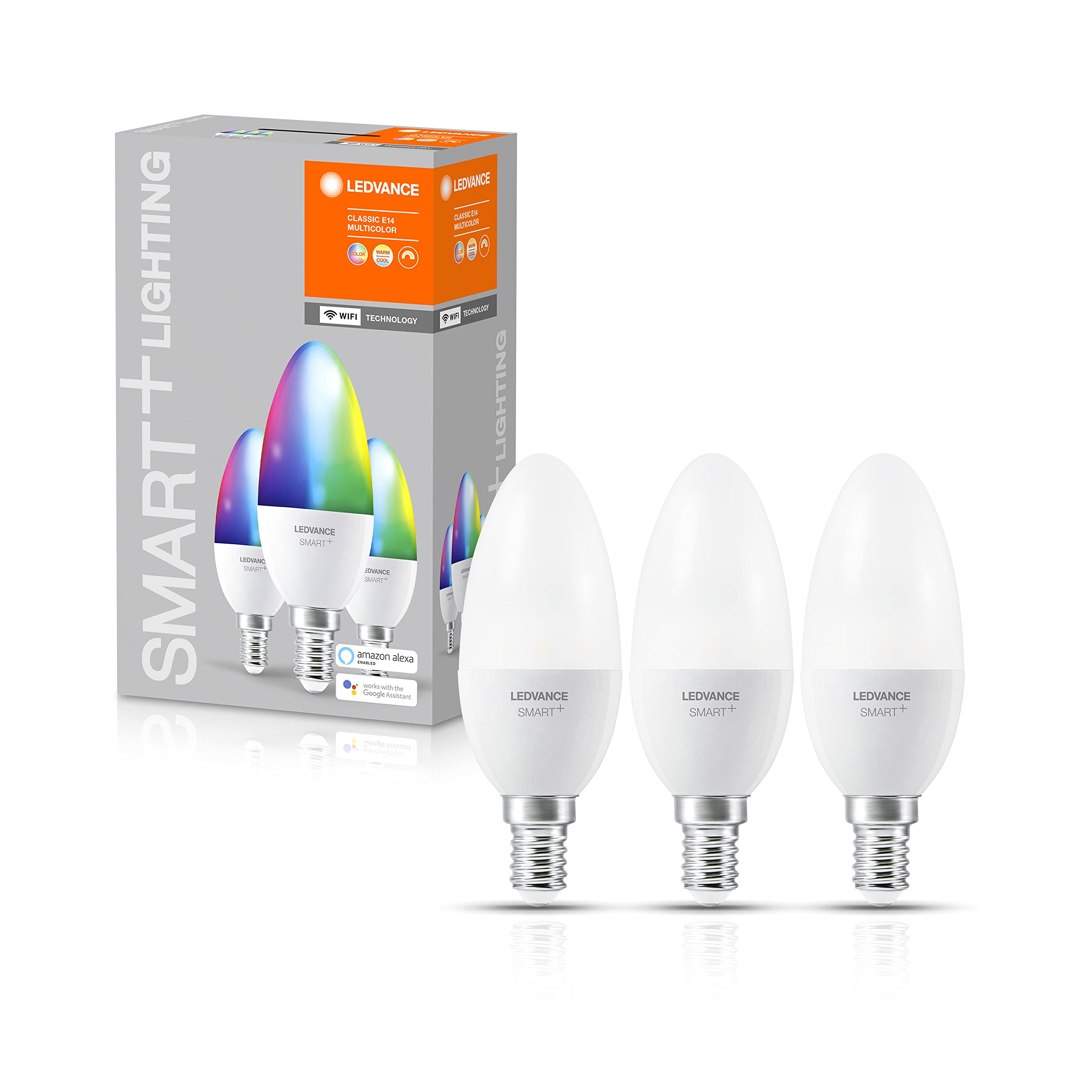 ledvance-smart-lot-de-3-ampoules-led-connect-es-e14-bougie-rgbw-multicolore-blan image 6