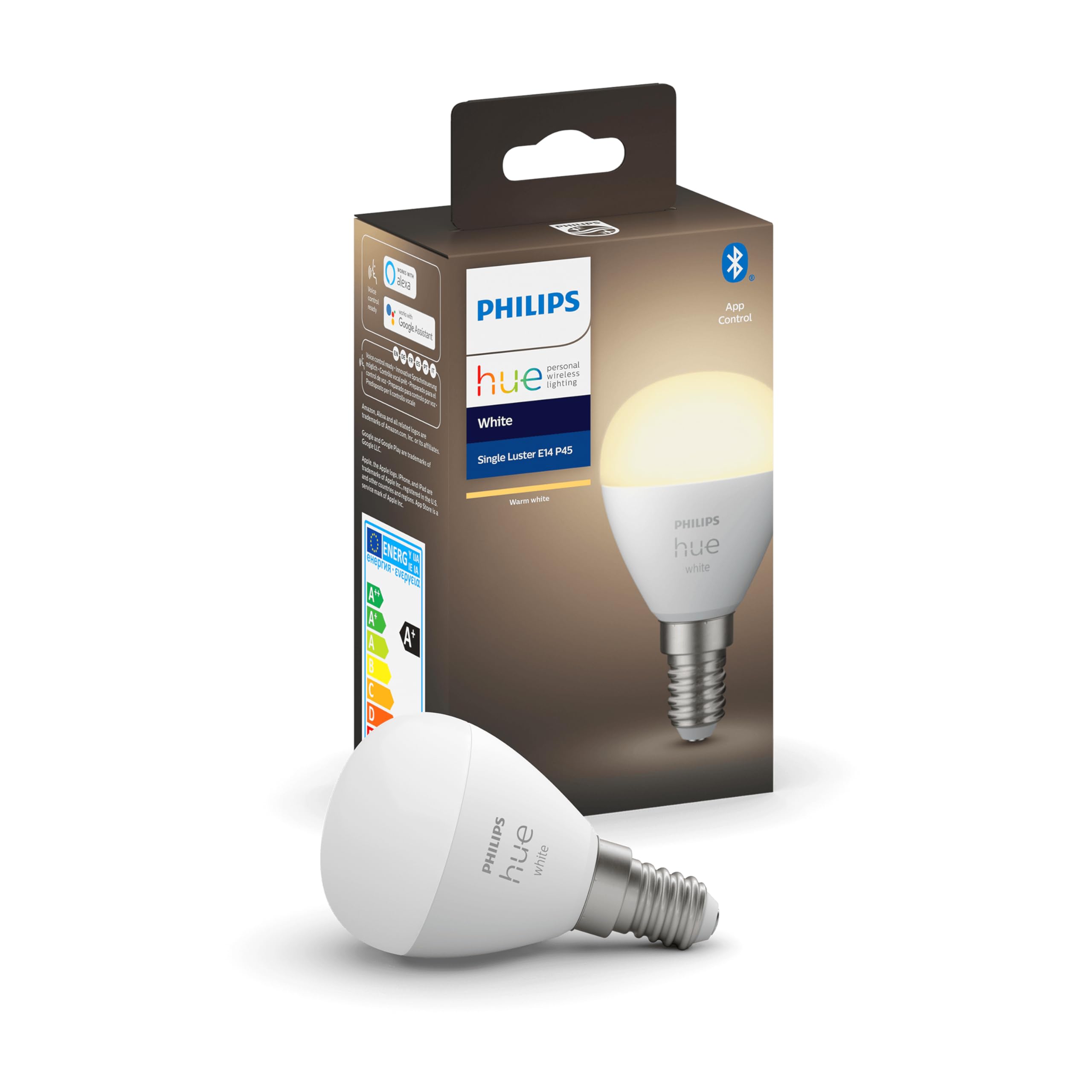 philips-hue-white-ampoule-led-connect-e-e14-bluetooth-intensit-variable-compatib image 1