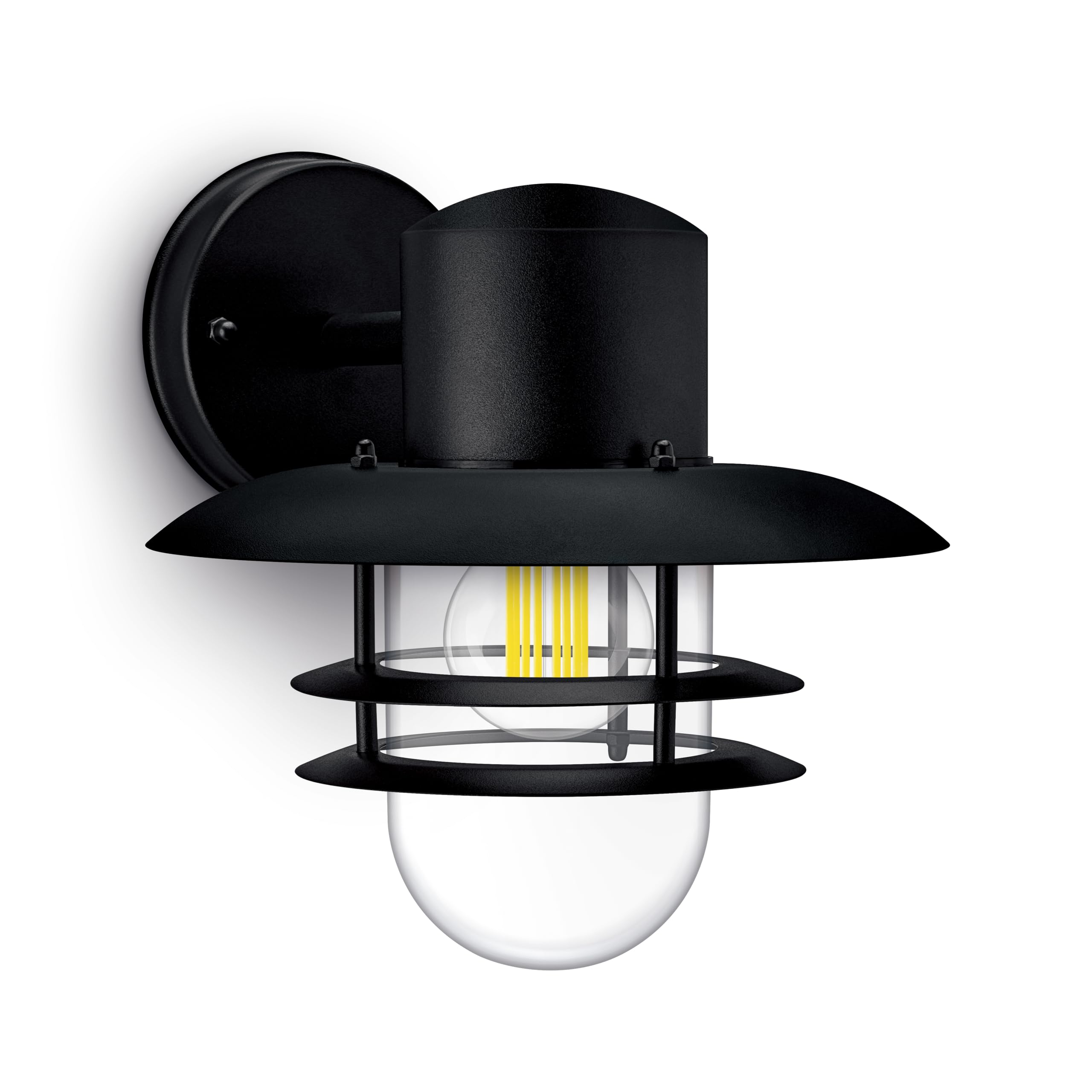 philips-hue-inyma-applique-murale-d-ext-rieur-vers-le-bas-noir-e27-hue-white-fil image 2