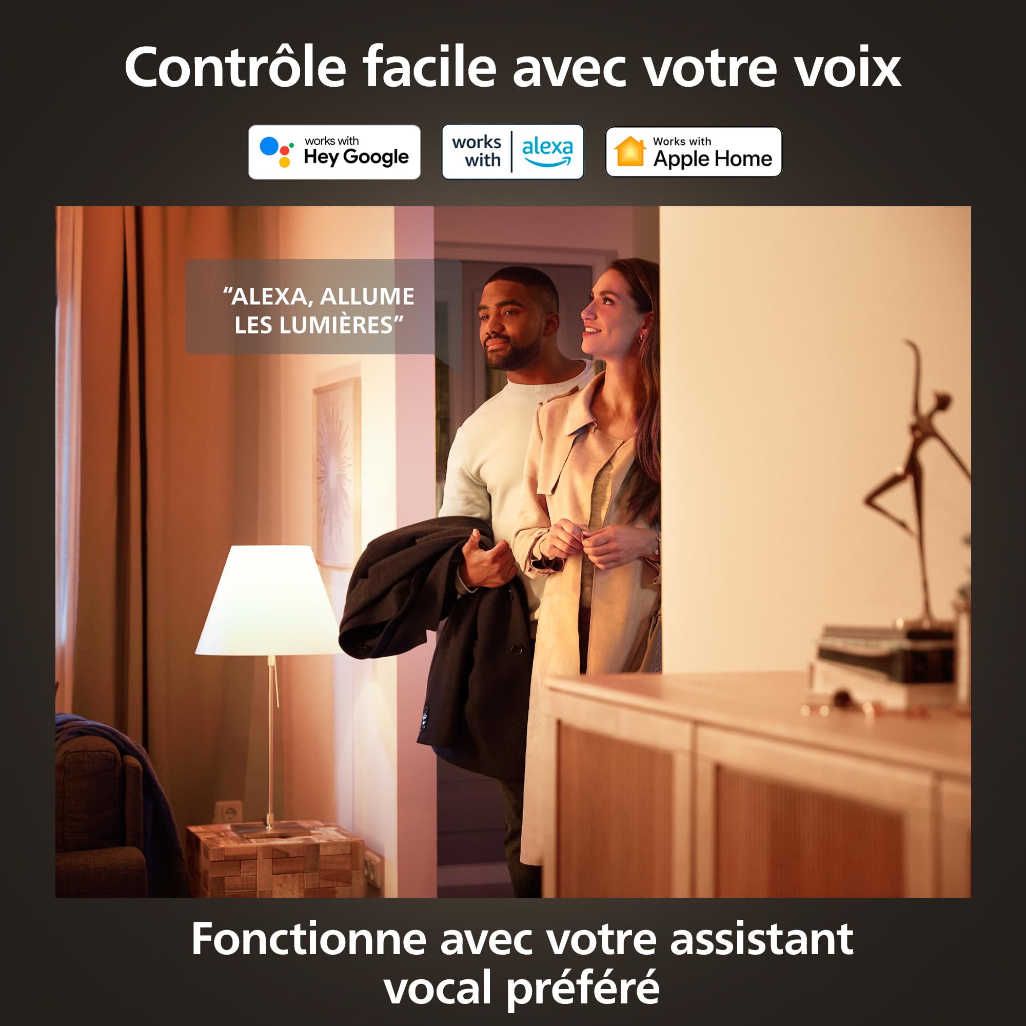 philips-hue-white-ambiance-pack-de-5-ampoules-led-connect-es-gu10-400-lumens-bla image 5