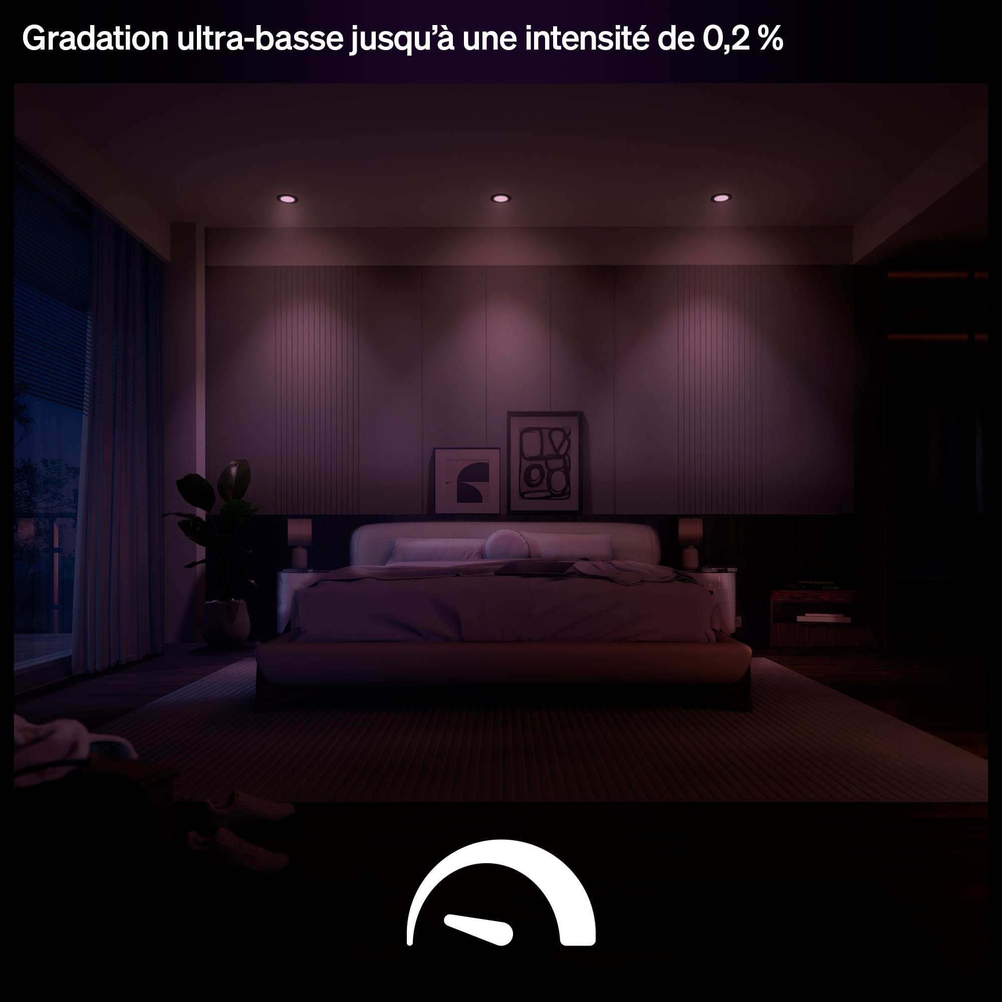philips-hue-slim-downlight-spot-encastrable-fin-led-1500-lm-170-mm-spectre-compl image 6