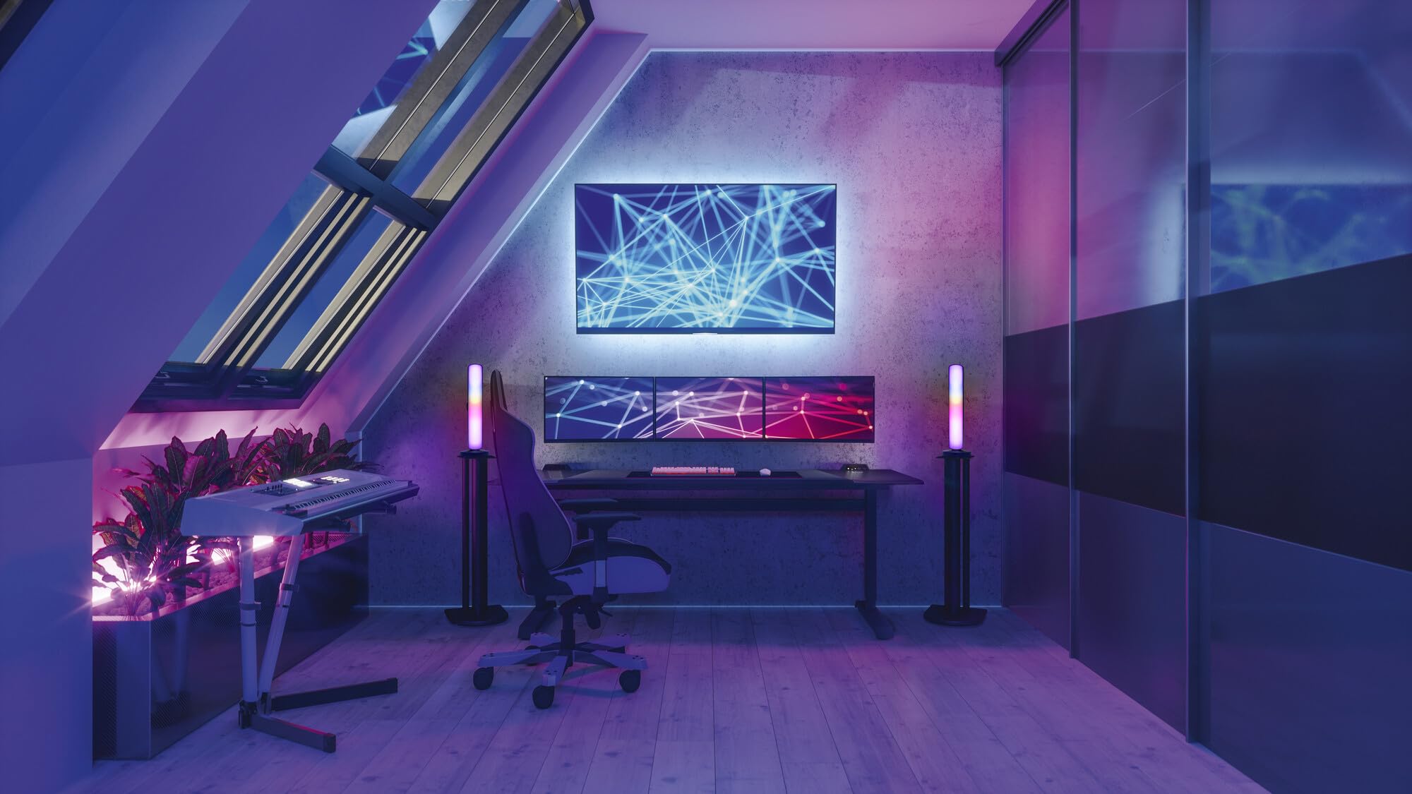 ledvance-smart-wi-fi-led-mood-light-barres-lumineuses-noires-2x-2-5w-2x-480-lm-r image 8