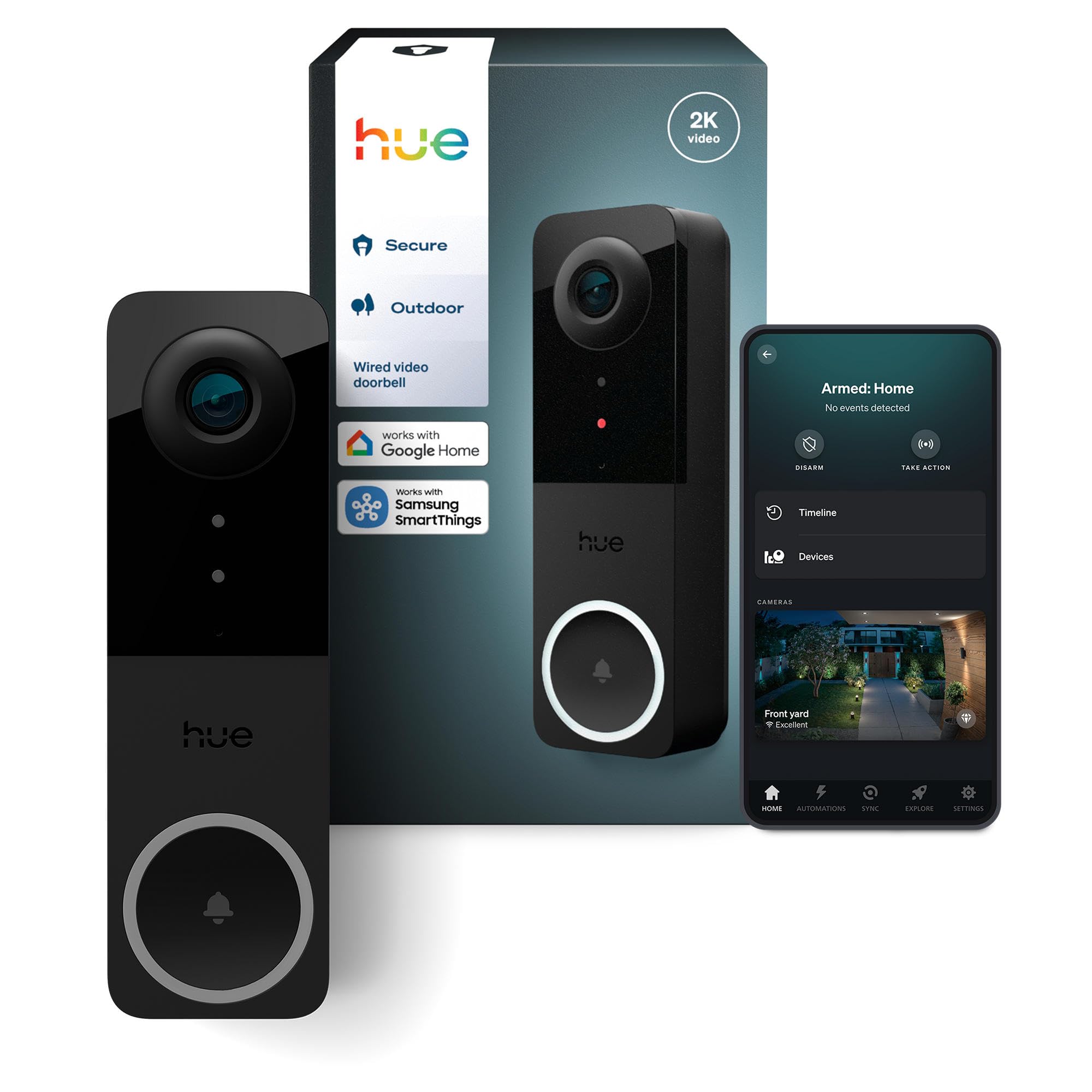 philips-hue-secure-sonnette-vid-o-filaire-2k-grand-angle-180-cam-ra-de-surveilla image 1