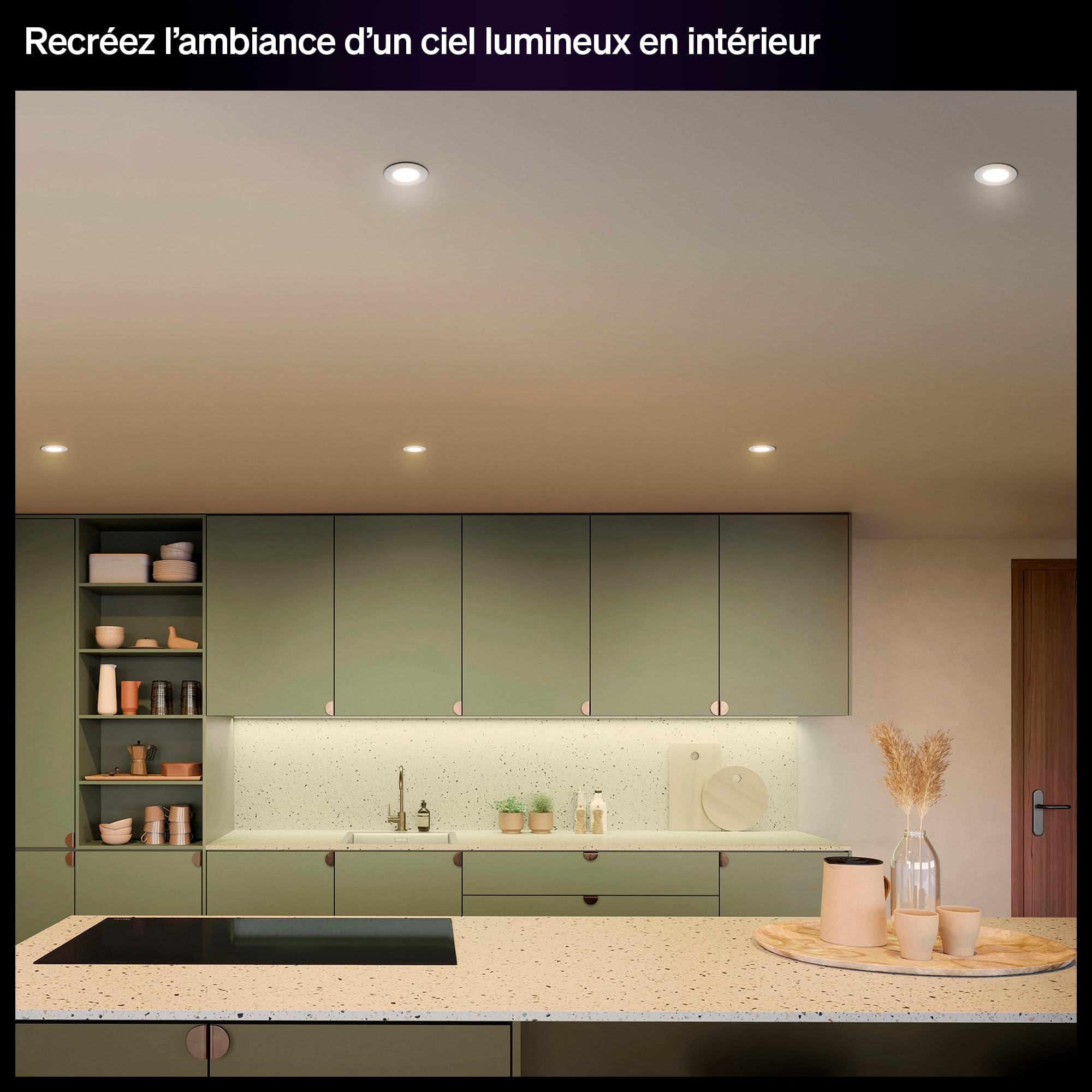 philips-hue-spot-encastrable-fin-plafonnier-led-intelligent-encastr-90-mm-1000-l image 5