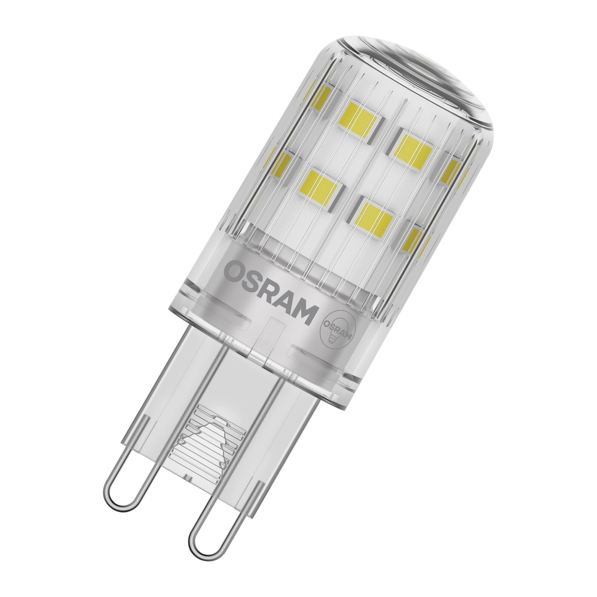 osram-led-pin-ampoule-dimmable-g9-blanc-chaud-2700-k-350-lumens-verre-clair-pack image 2