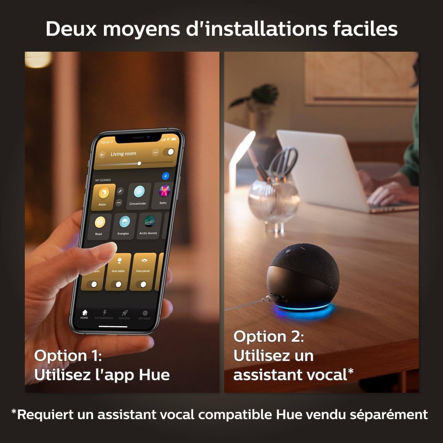 philips-hue-white-pack-de-4-ampoules-led-connect-es-e27-800-lm-quivalent-60-w-bl image 7