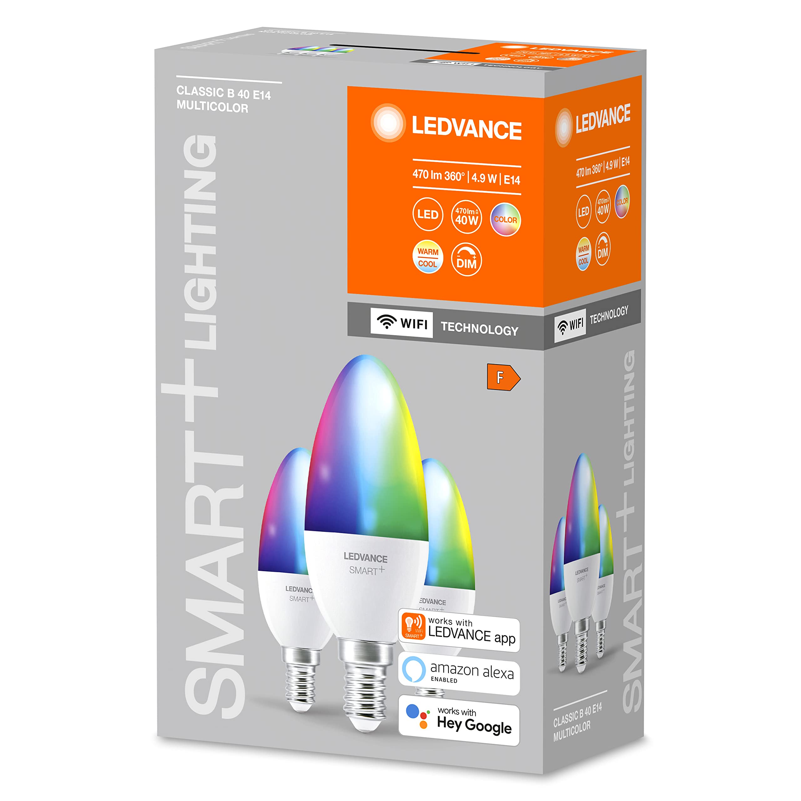 ledvance-smart-lot-de-3-ampoules-led-connect-es-e14-bougie-rgbw-multicolore-blan image 4