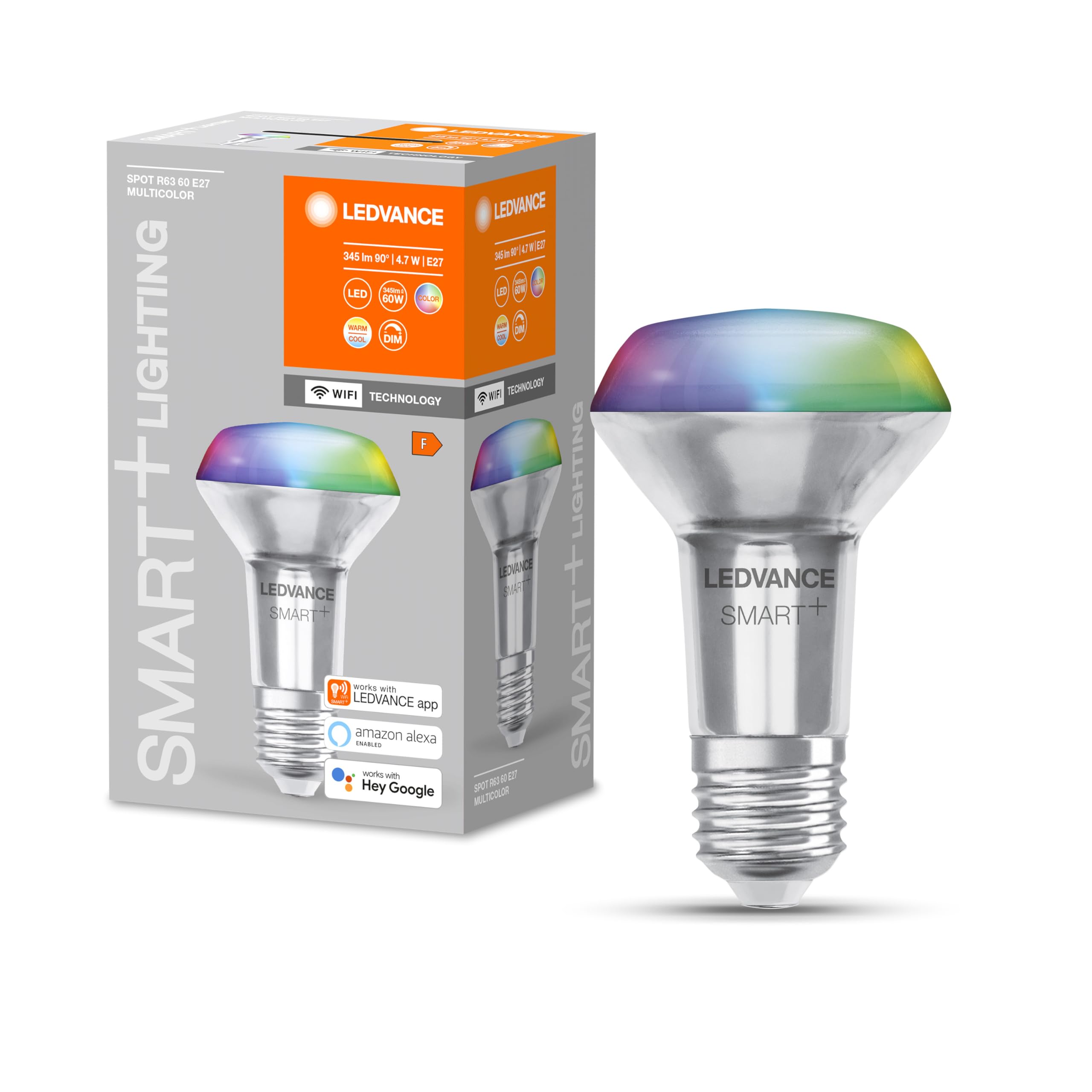 ledvance-smart-led-r63-spot-r-flecteur-wifi-e27-rgb-et-blanc-tunable-2700-6500-k image 1