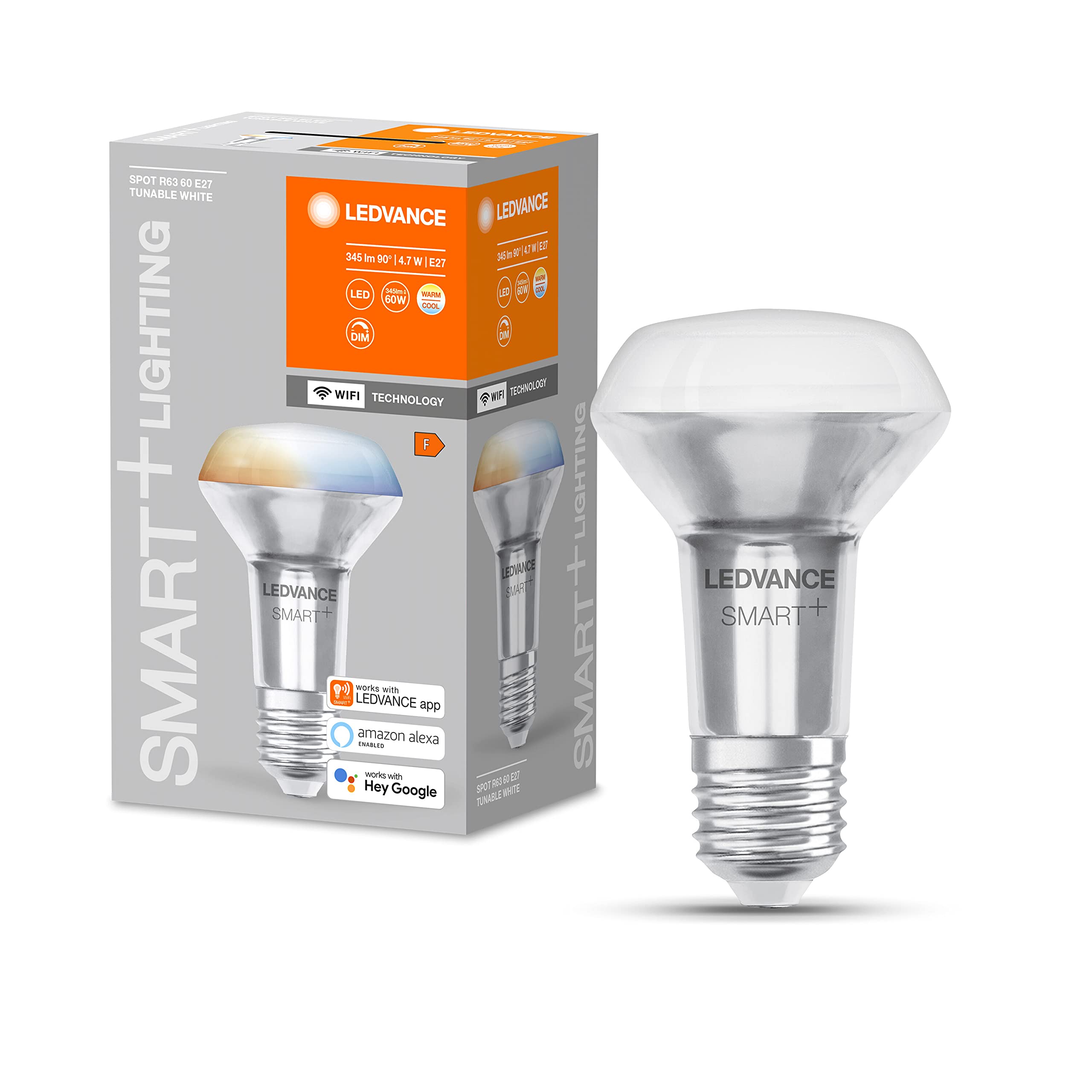 ledvance-smart-wifi-r63-spot-led-e27-blanc-r-glable-2700-6500-k-rempla-ant-60-w image 4