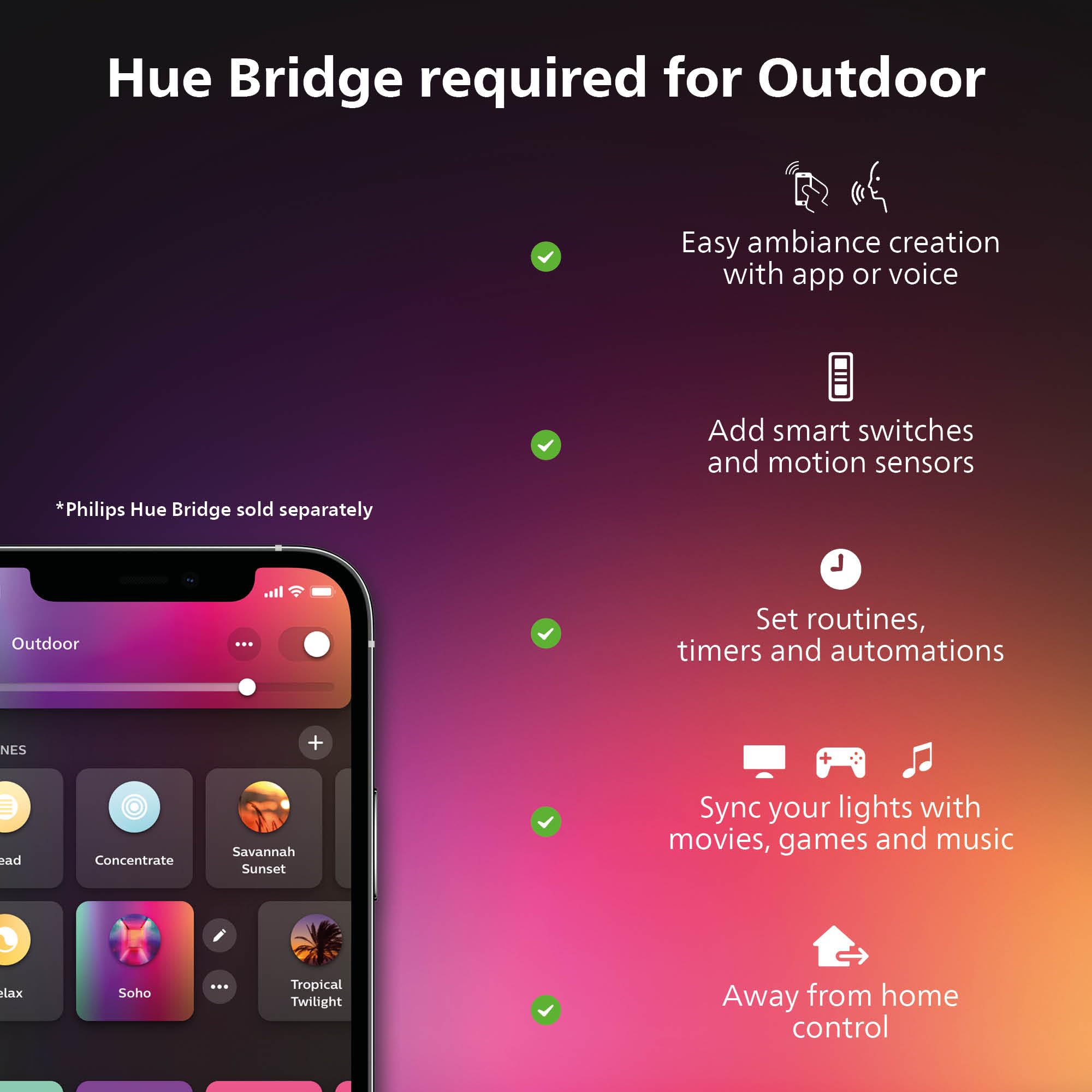 philips-hue-white-and-color-ambiance-lily-kit-de-3-spots-ext-rieurs-intelligents image 4