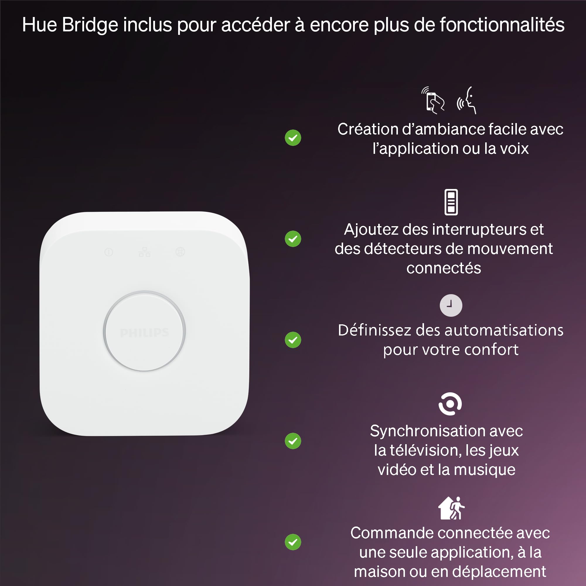 philips-hue-essential-kit-de-d-marrage-bridge-3-ampoules-gu10-connect-es-smart-b image 6