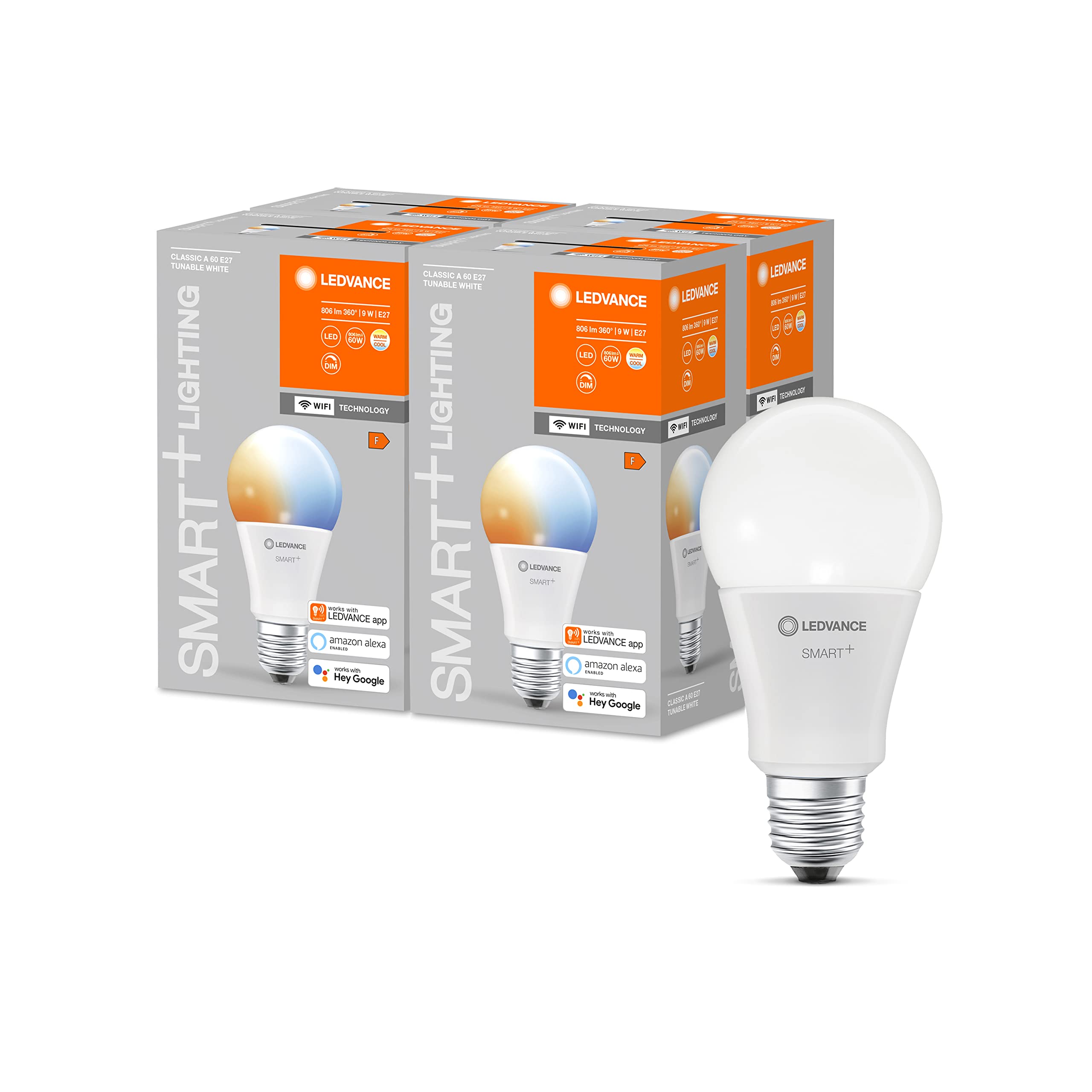 ledvance-smart-wifi-spot-led-gu10-rgbw-pack-de-4-blanc-tunable-2700-6500k-gradab image 8