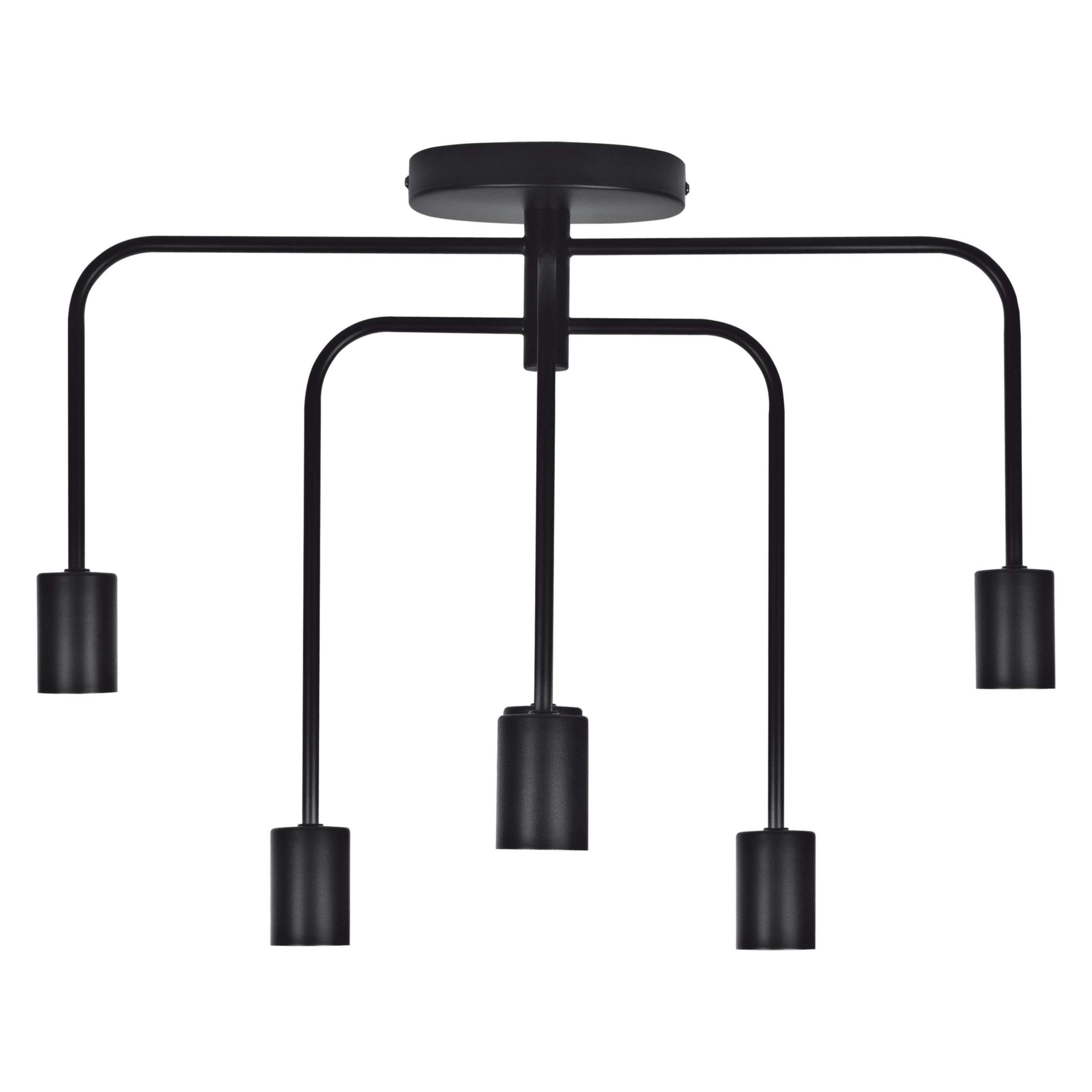 ledvance-plafonnier-design-industriel-en-verre-et-m-tal-noir-mat-suspension-vint image 3