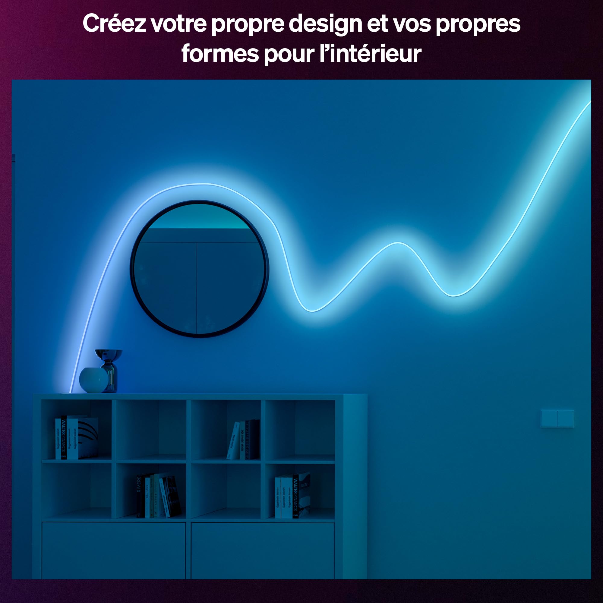 philips-hue-essential-ruban-led-flex-10-m-tres-rgbic-d-grad-s-multicolores-et-ef image 3