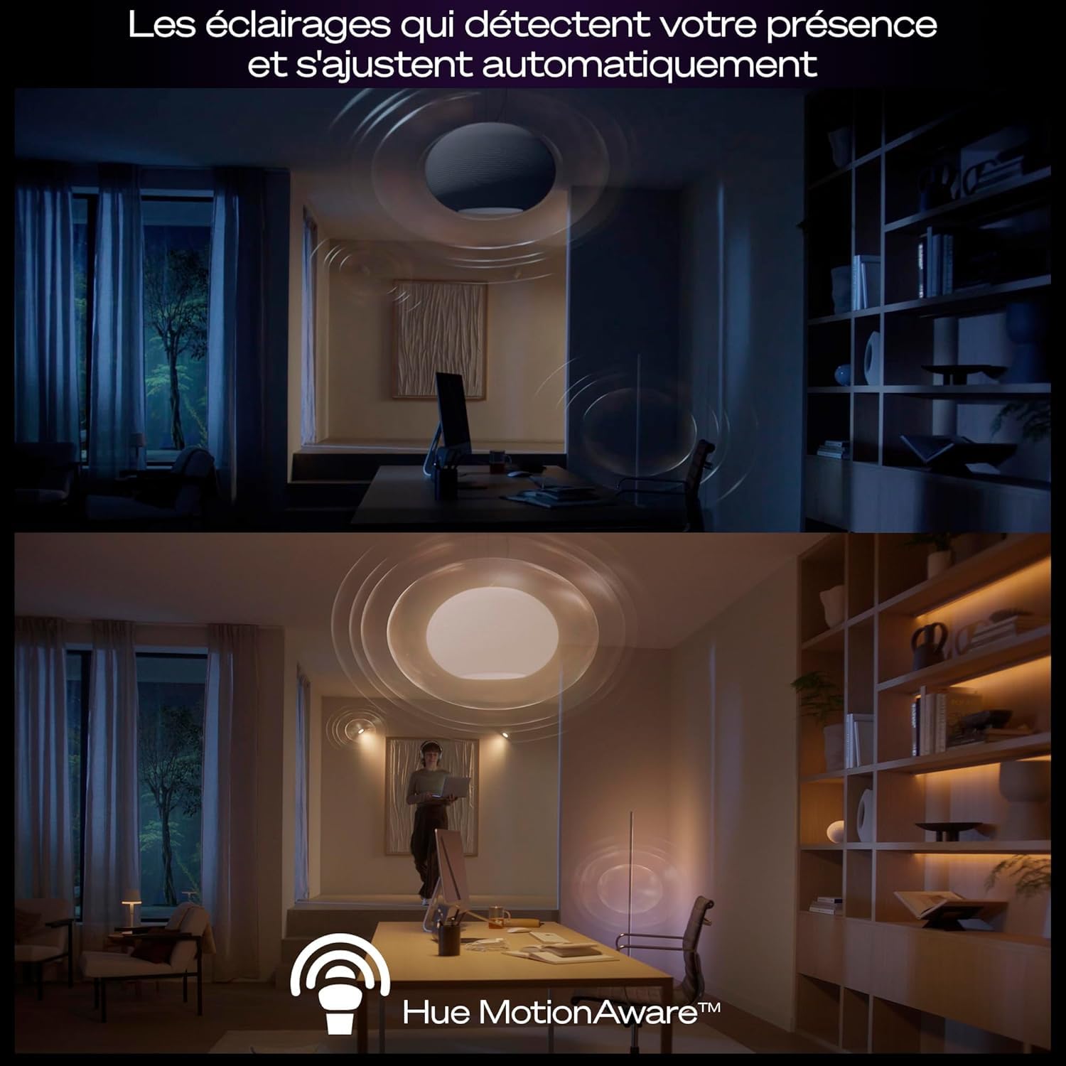 philips-hue-bridge-pro-hub-connect-sans-fil-motionaware-150-clairages-et-50-acce image 5