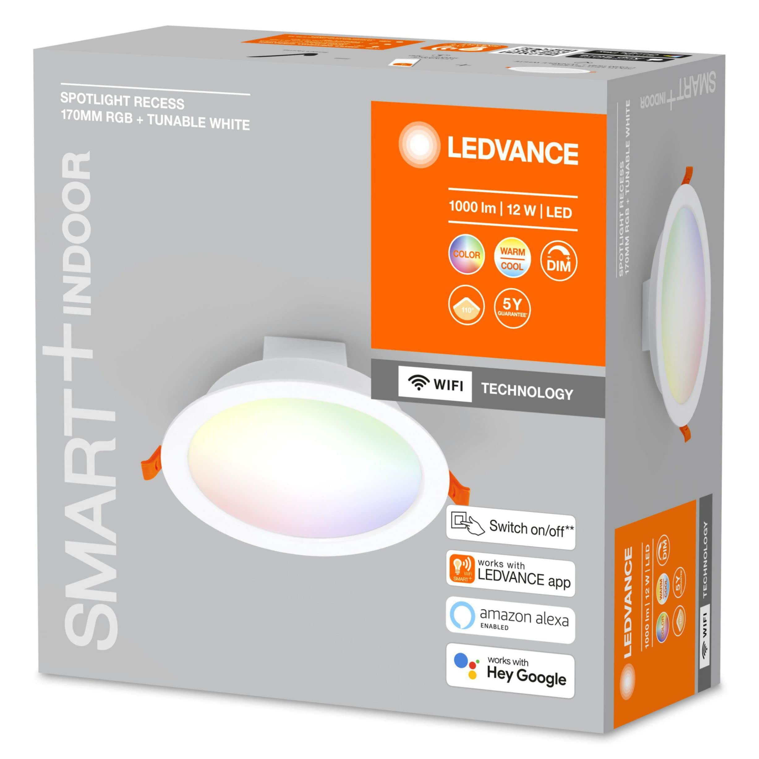 ledvance-smart-wifi-led-spot-integrated-17-cm-spot-encastr-rgb-tunable-white-12w image 5