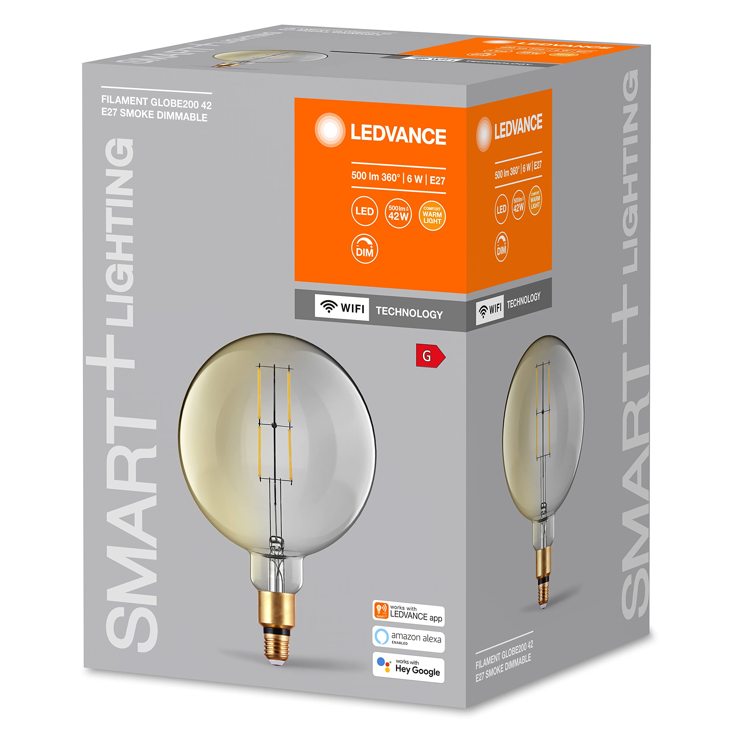 ledvance-smart-ampoule-led-intelligente-wifi-globe-filament-e27-gradable-blanc-c image 3