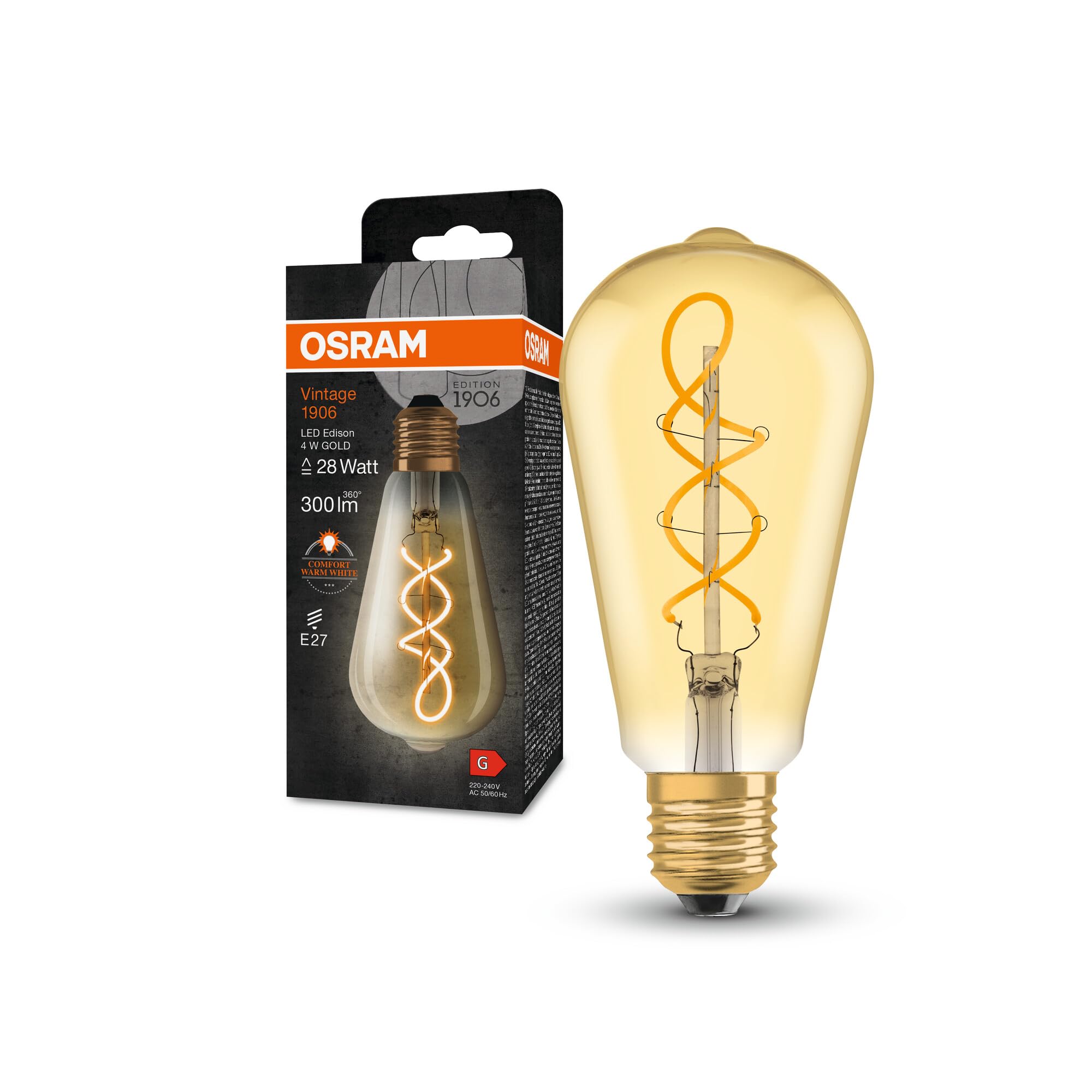 ledvance-osram-vintage-1906-classic-edison-ampoule-led-d-corative-filament-e27-f image 1