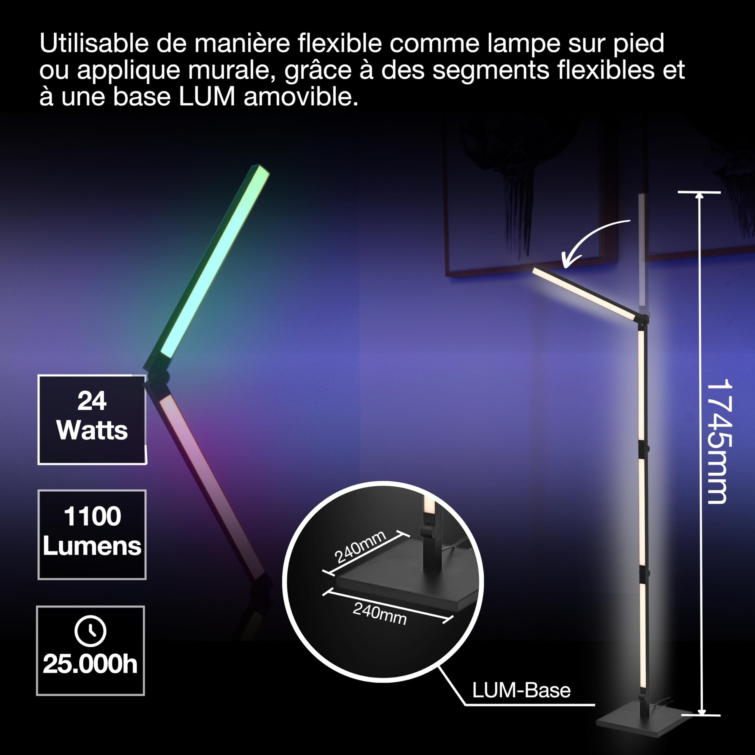 ledvance-smart-wifi-applique-murale-lampadaire-d-coratif-24-w-2320-lm-blanc-et-c image 3