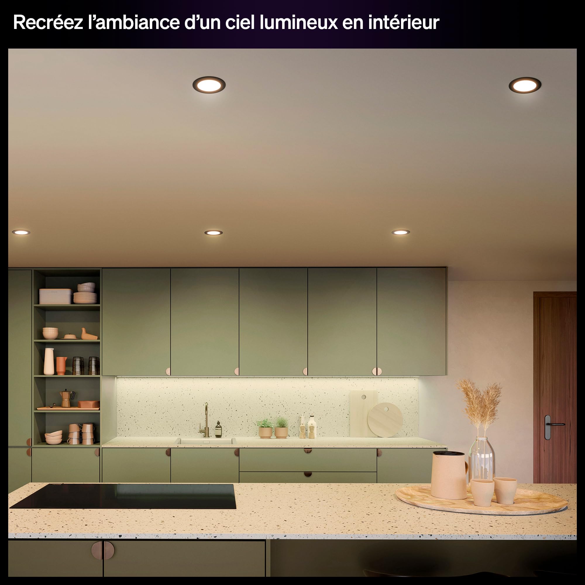 philips-hue-slim-downlight-spot-encastrable-fin-led-1500-lm-170-mm-spectre-compl image 5