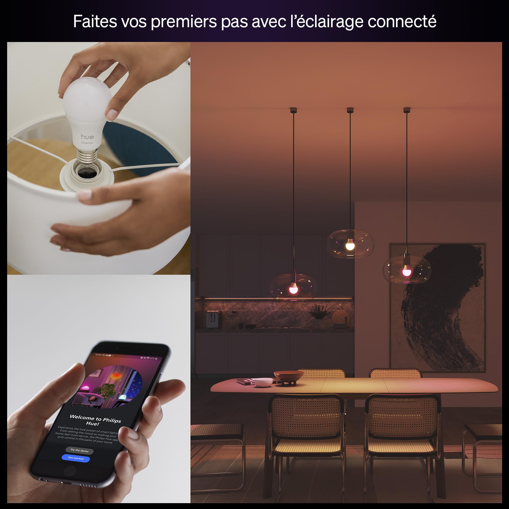 philips-hue-essential-ampoule-connect-e-a60-led-e27-white-and-color-ambiance-8-w image 3