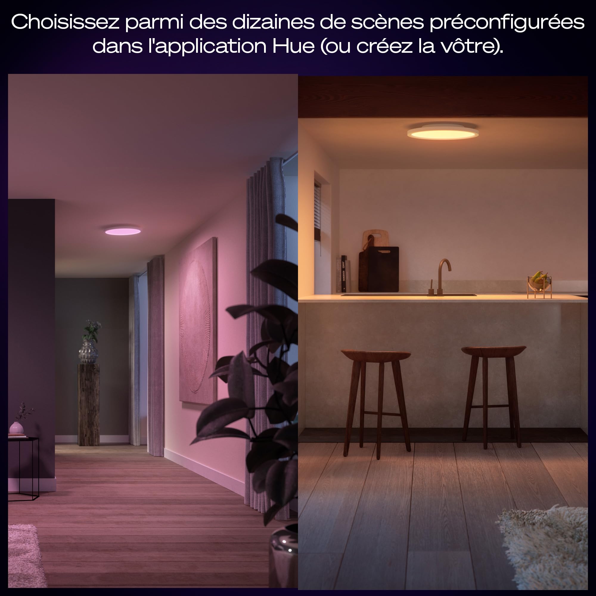 philips-hue-devote-panneau-led-connect-rond-30-cm-white-and-color-ambiance-16-6- image 4